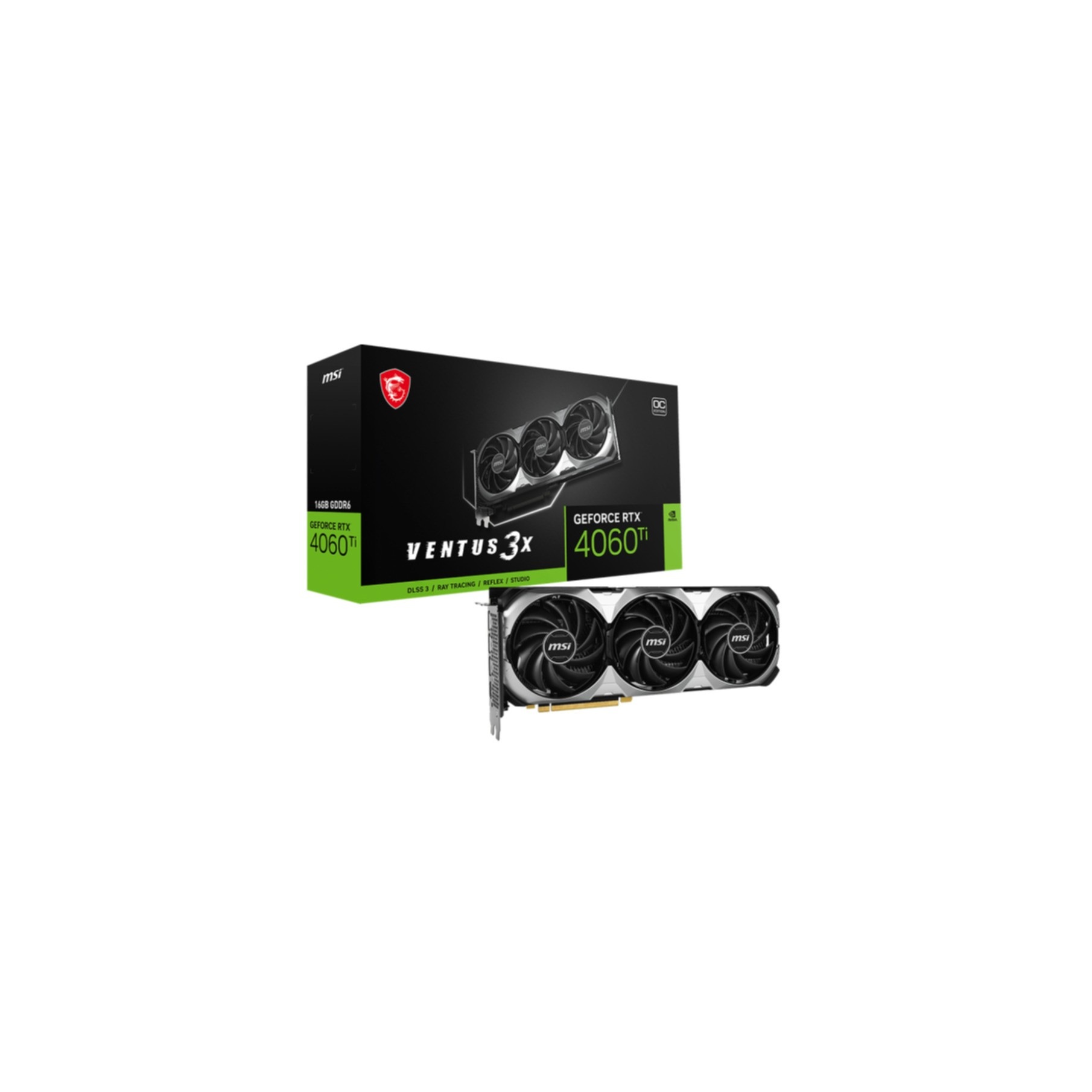 MSI Grafikkarte »GEFORCE RTX 4060 TI VENTUS 3X 16G OC«