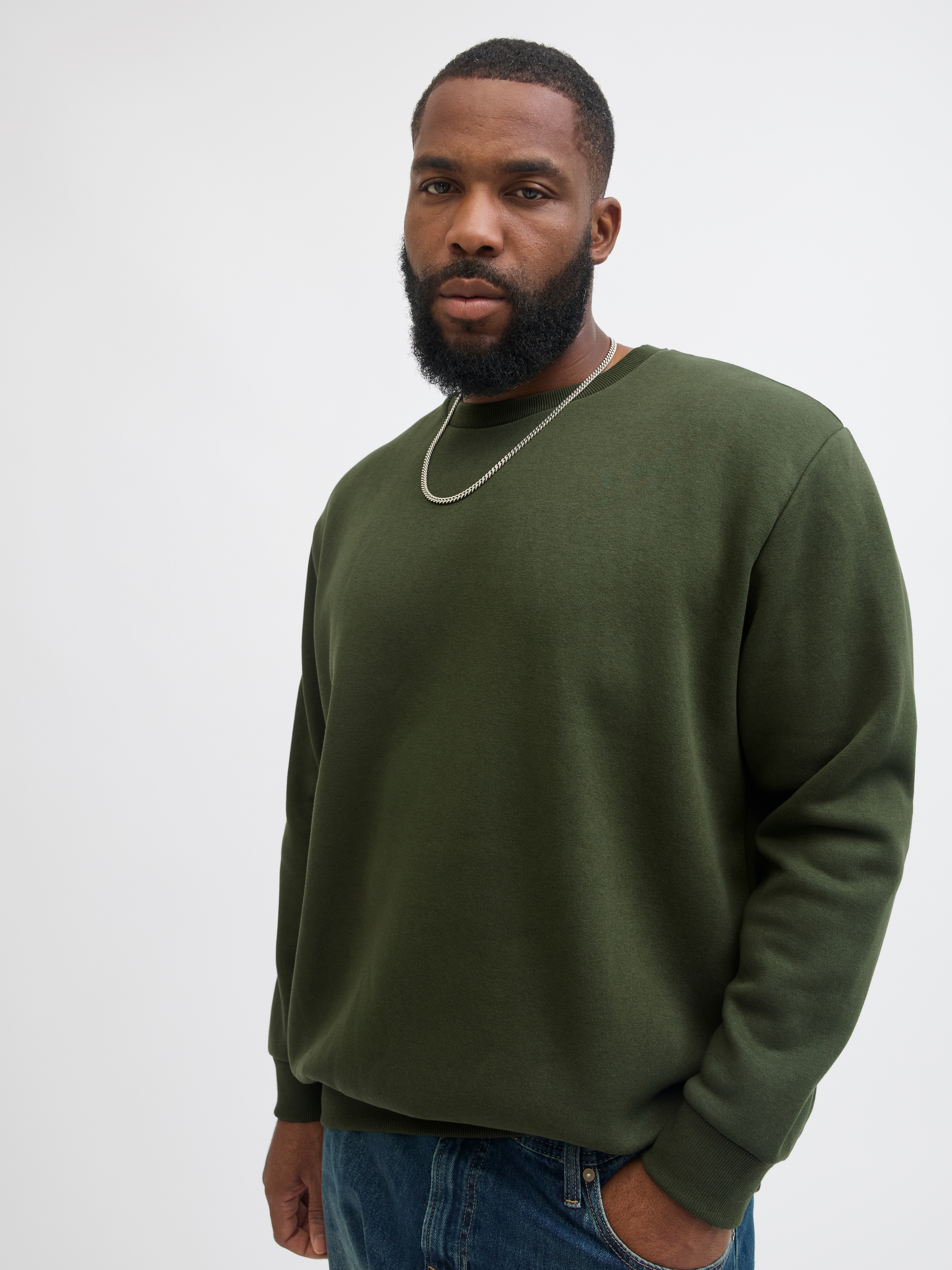 Jack & Jones PlusSize Sweatshirt JJEBRADLEY günstig online kaufen