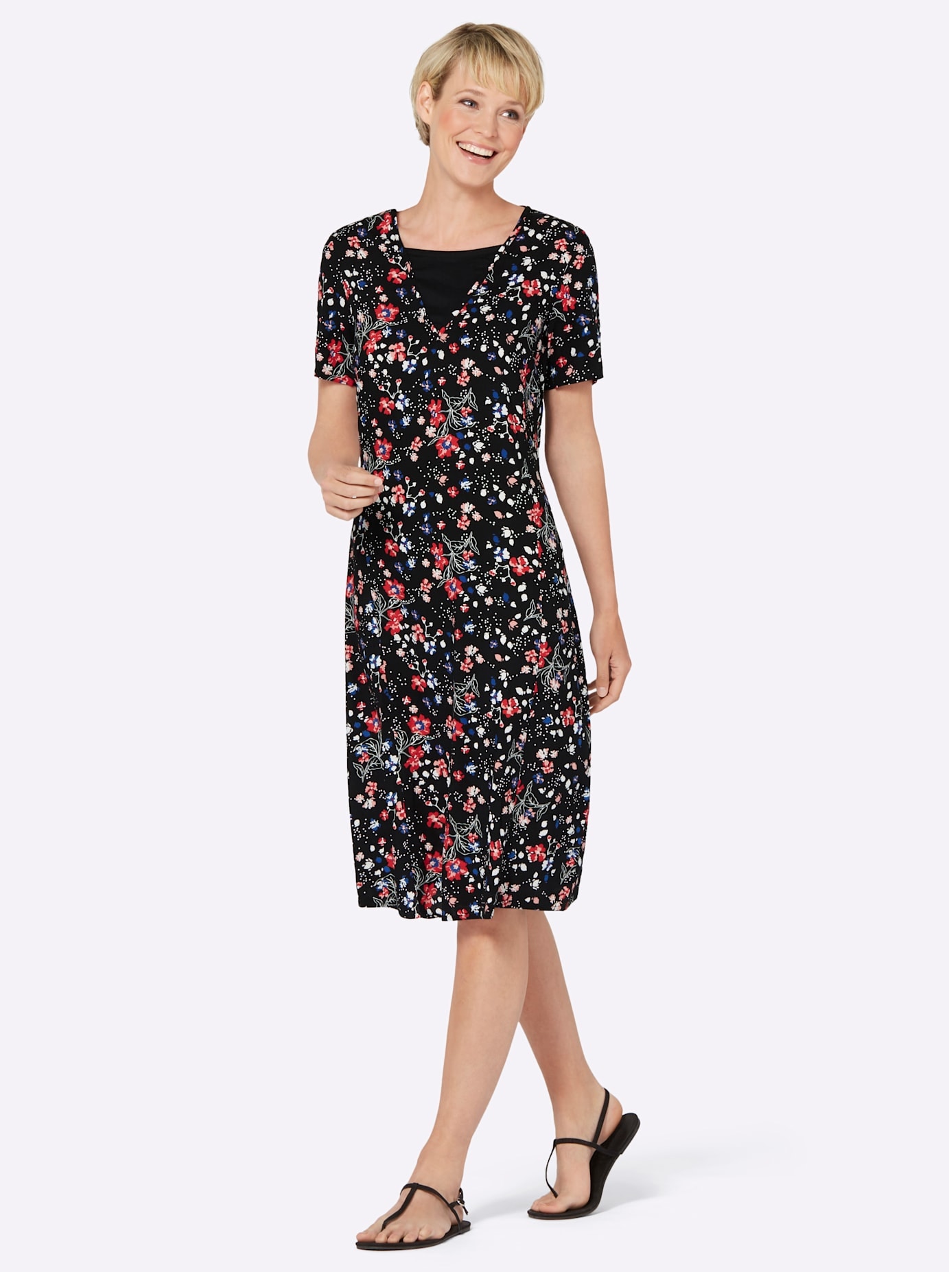Classic Basics A-Linien-Kleid »Kleid«
