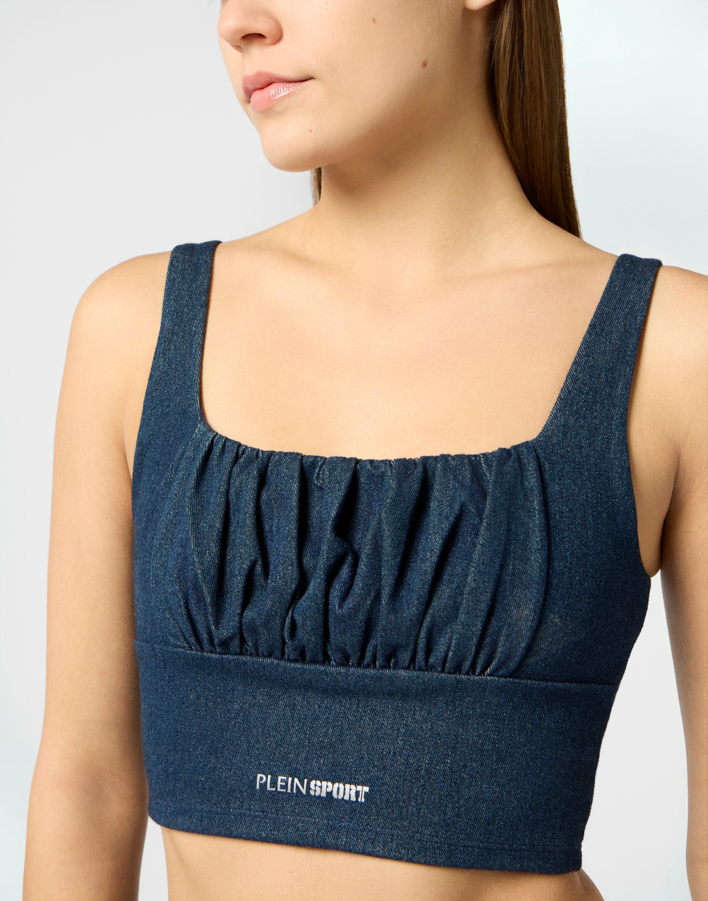 PLEIN SPORT Lauftop »Top Denim Touch PS«