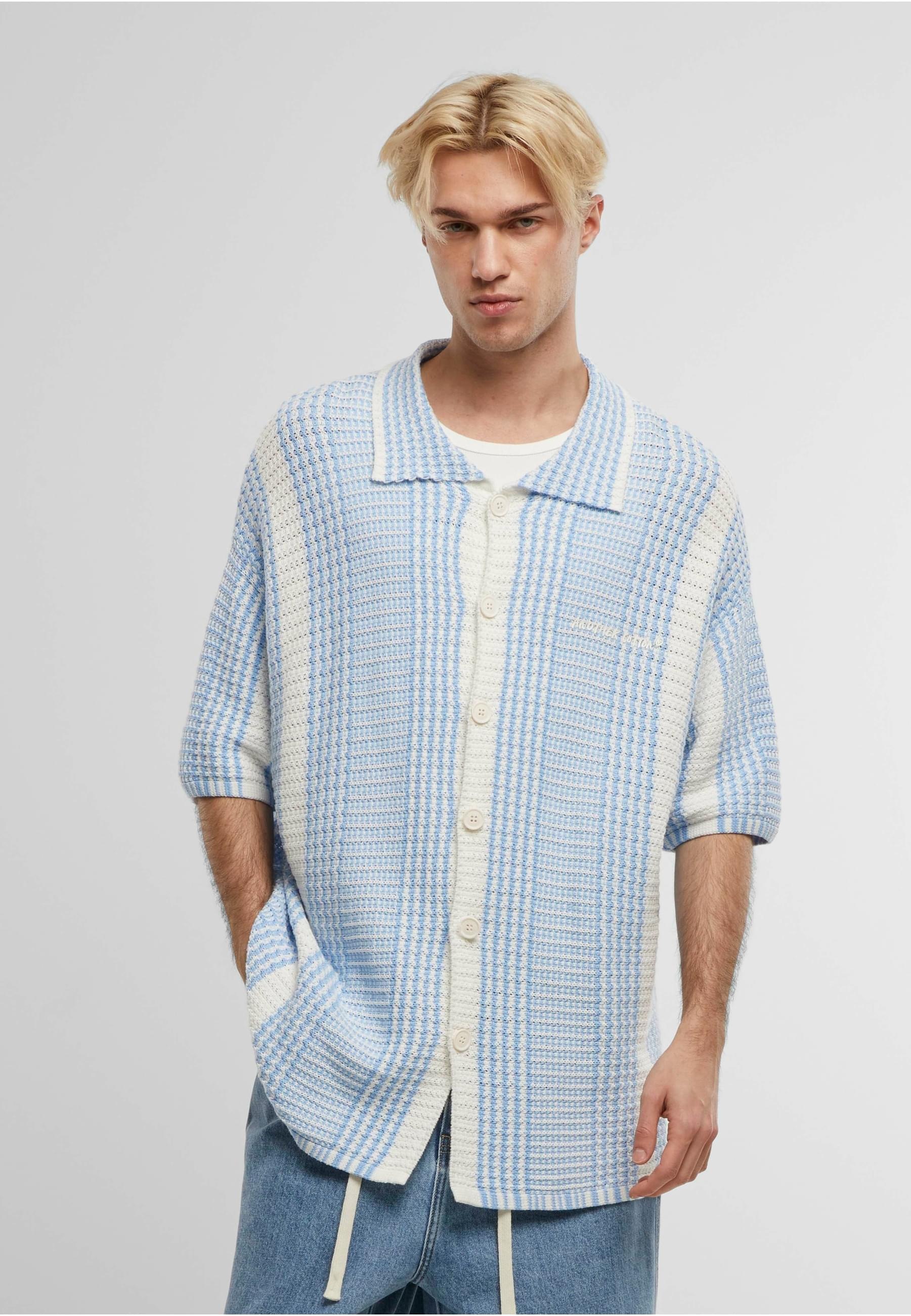 Another Cotton Lab Langarmhemd »Another Cotton Lab Oversized Mesh Knit Summer Shirt«