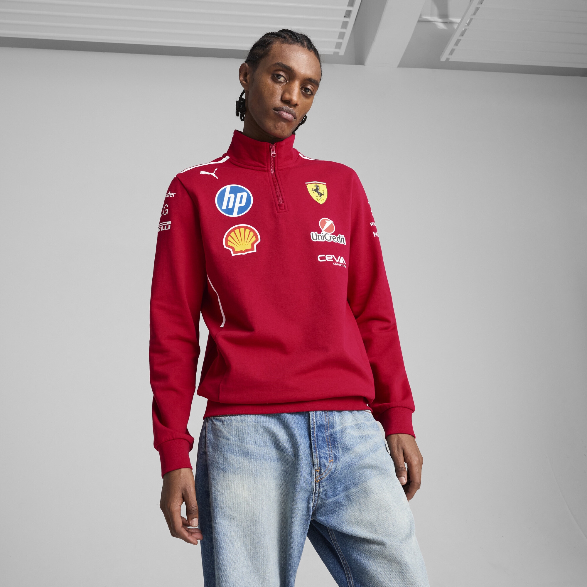 PUMA Sweatshirt »Scuderia Ferrari HP 2025 Team Sweatshirt Herren«