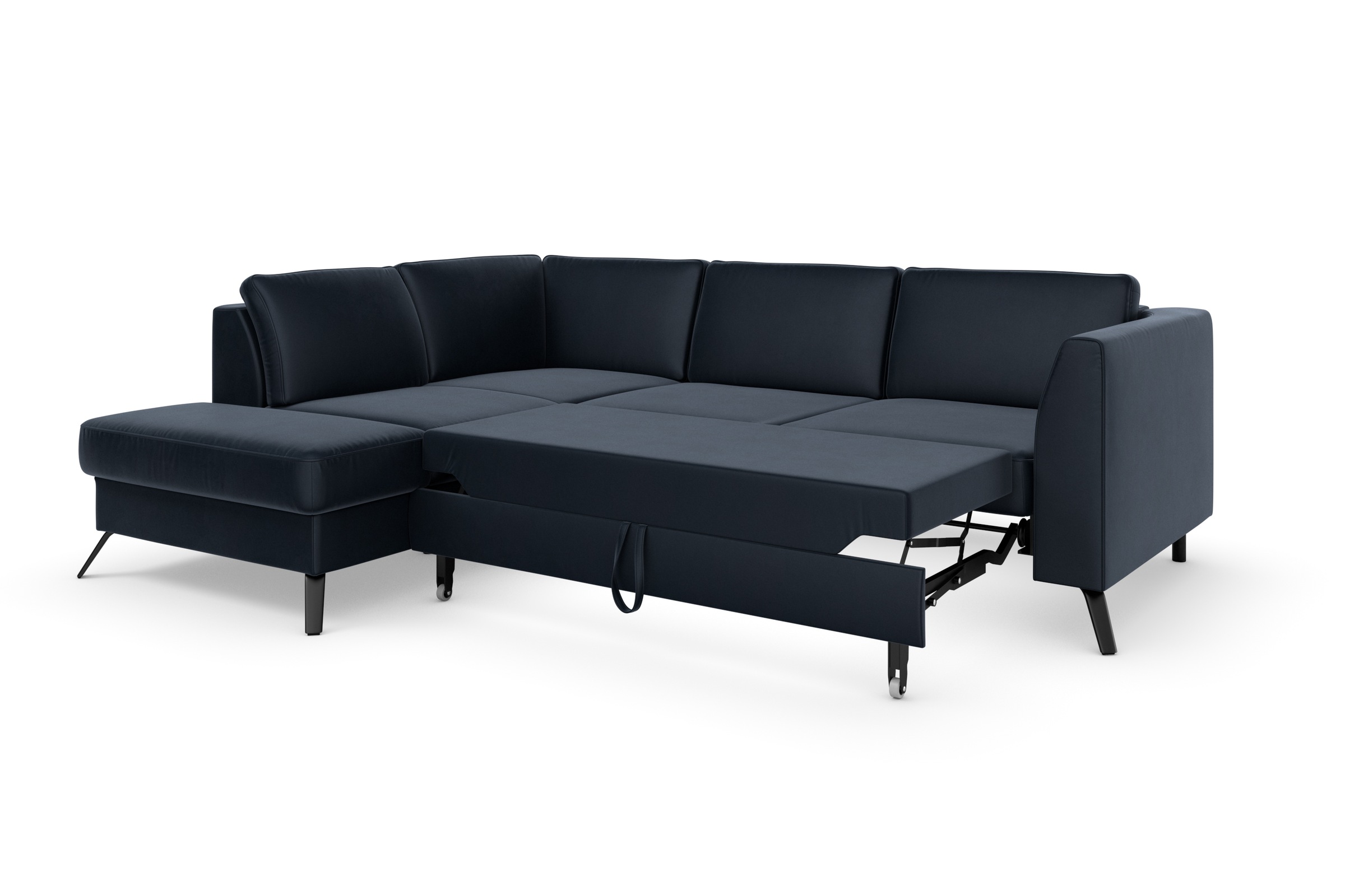 sit&more Ecksofa »Olsen L-Form«, inklusive Sitztiefenverstellung, wahlweise mit Bettfunktion, 15cm hoch