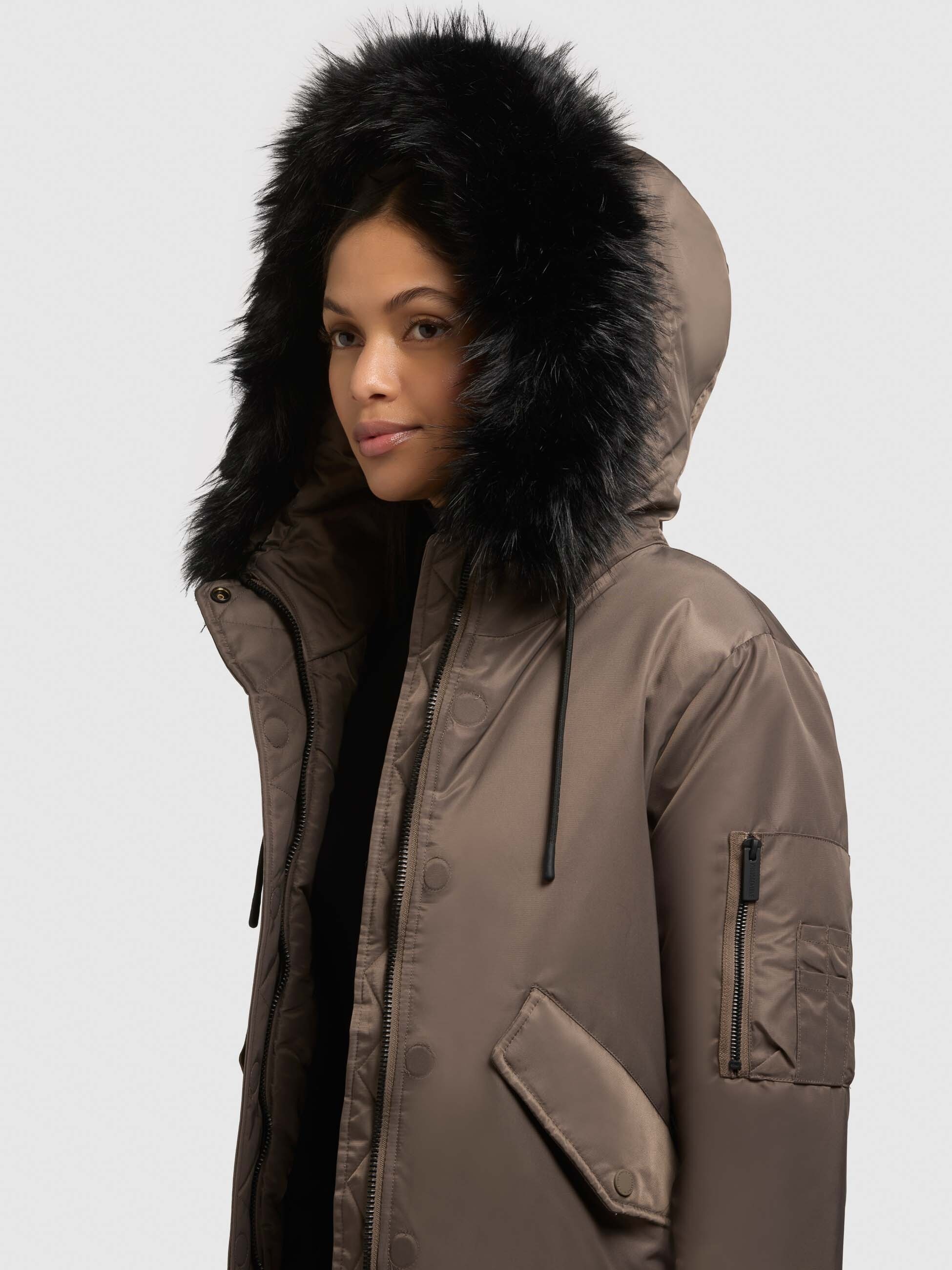khujo Bomberjacke »TYLA«, mit Kapuze