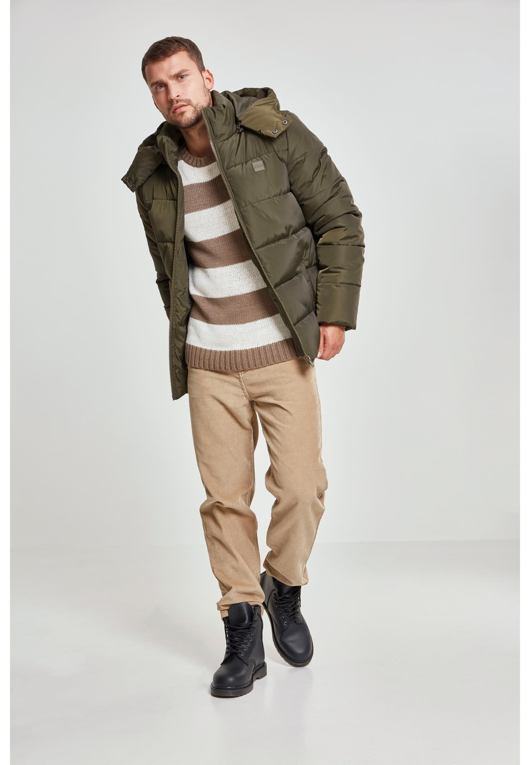 URBAN CLASSICS Allwetterjacke »Urban Classics Herren Hooded Puffer Jacket«, (1 St.), mit Kapuze