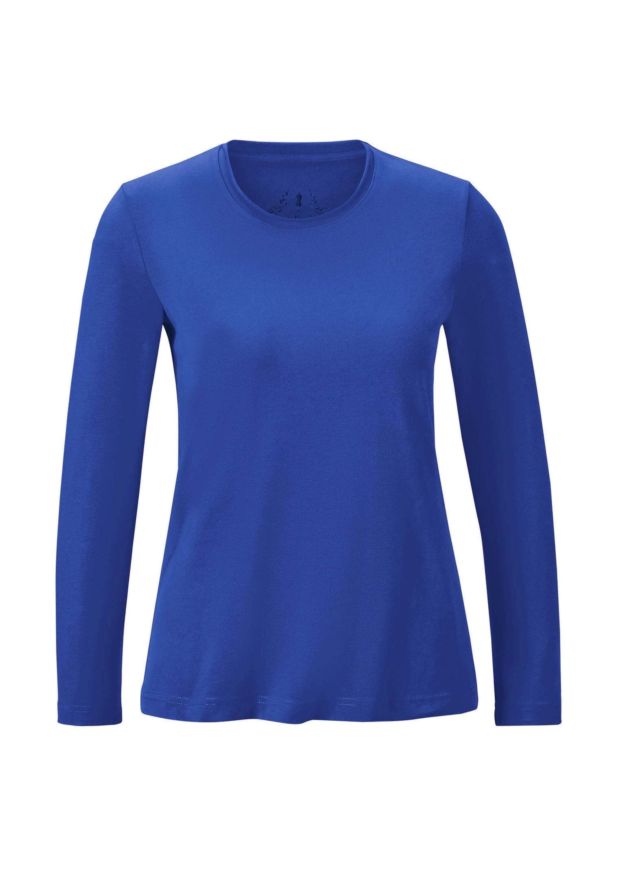 GOLDNER Longpullover "Kurzgröße T-Shirt mit Rundhals" günstig online kaufen