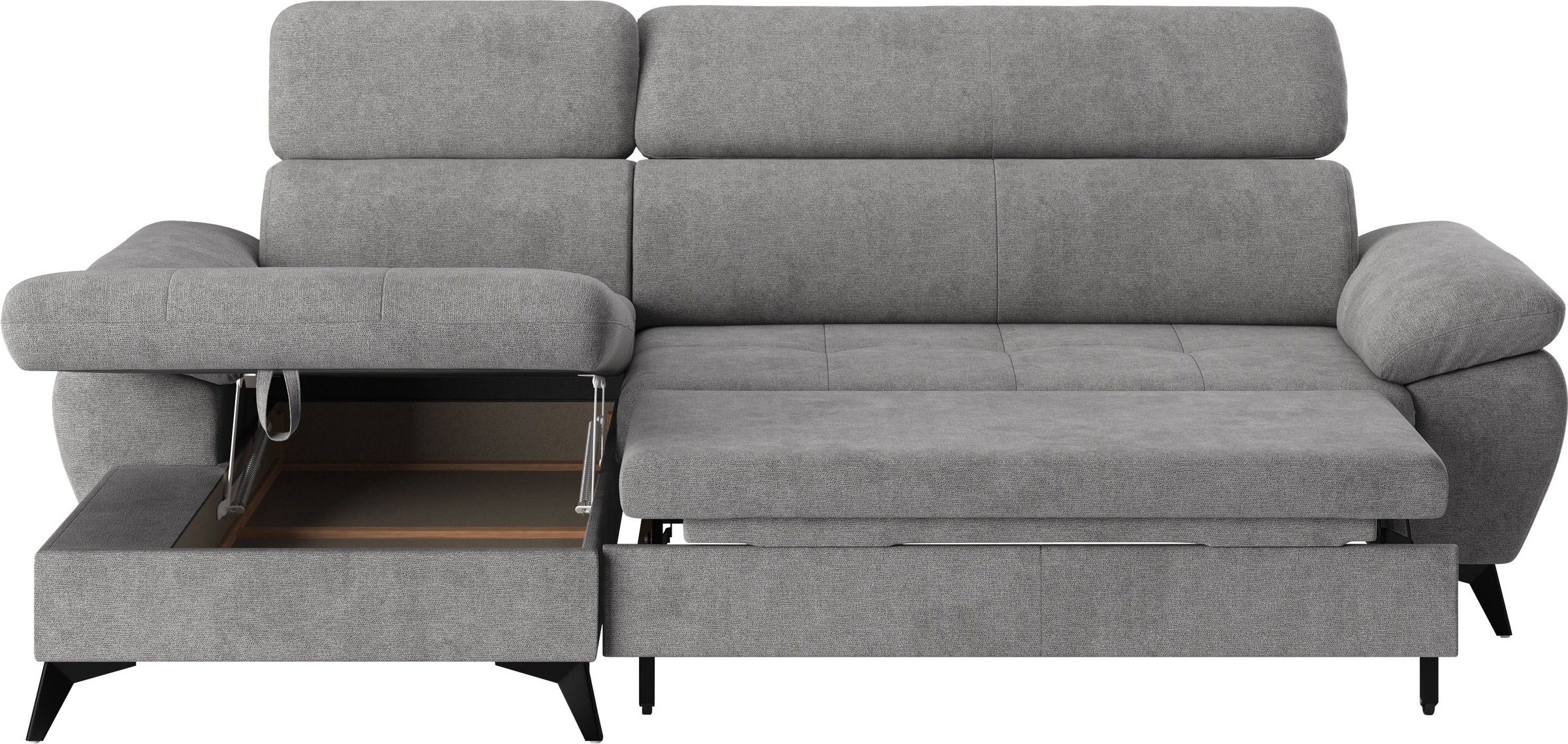 COTTA Ecksofa "Hudson L-Form", verstellbare Kopfstützen günstig online kaufen