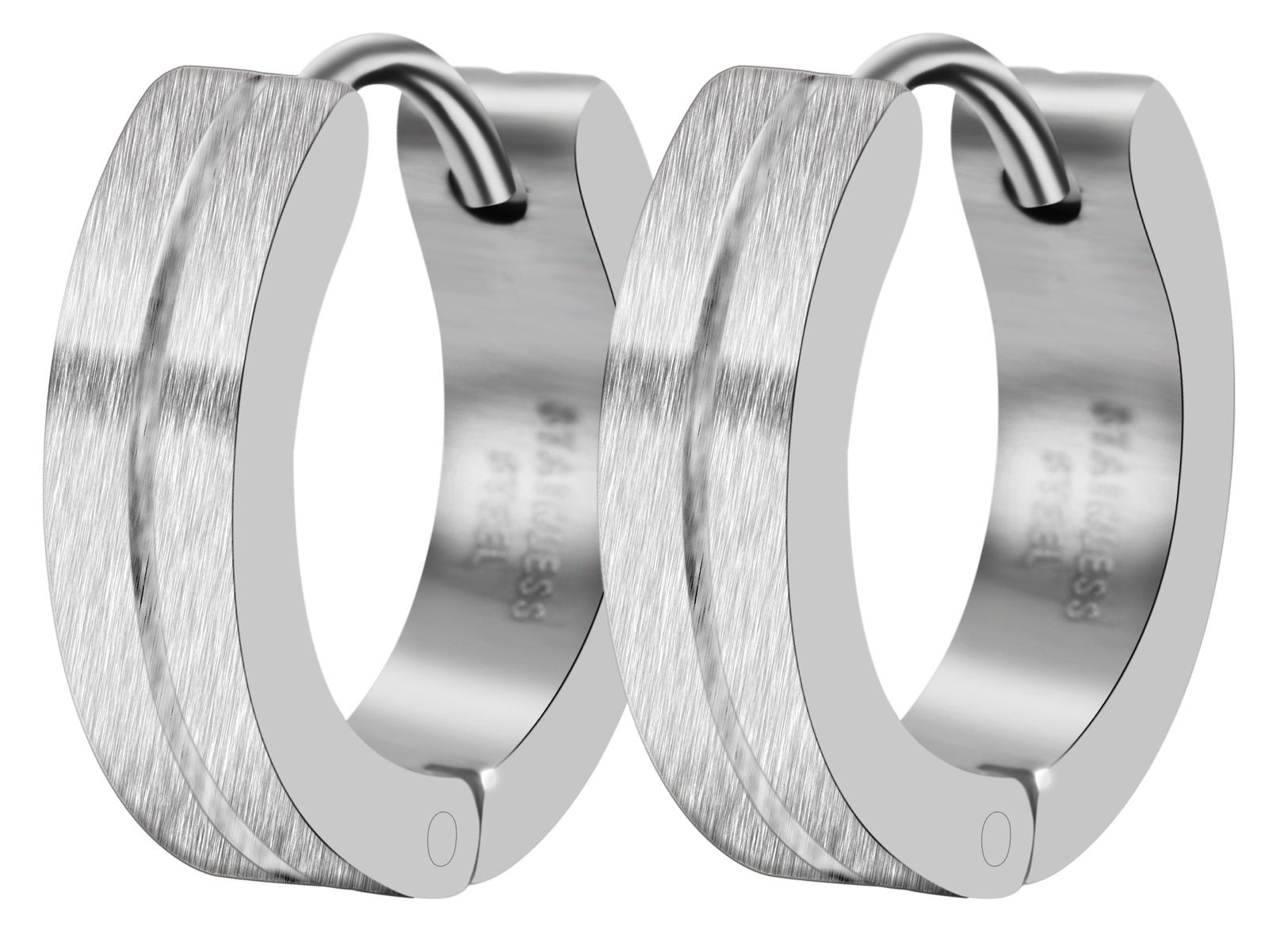 Adelia´s Klappcreolen "Damen Ohrringe – Klappcreole aus Edelstahl" Zum Vers günstig online kaufen