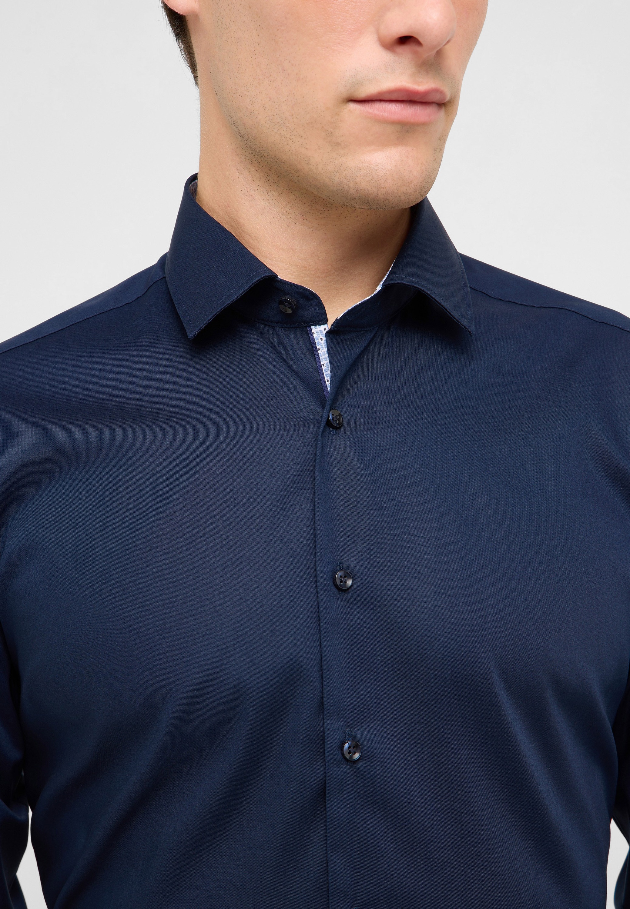 Thumbnail - Eterna Langarmhemd "SLIM FIT" NON IRON (bügelfrei)