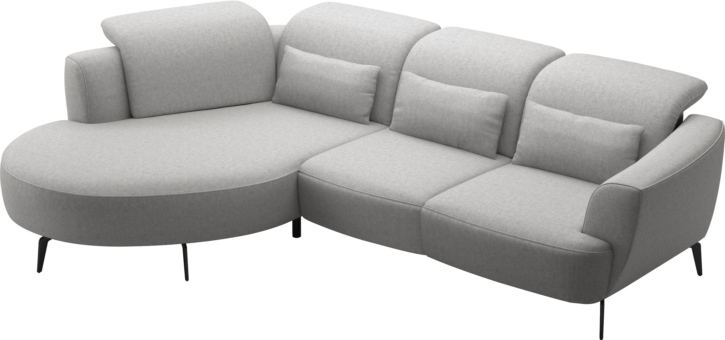 sit&more Ecksofa »Zoe«, ink.Sitztiefenverstellung, wahlweise mit Kopfteilverstellung