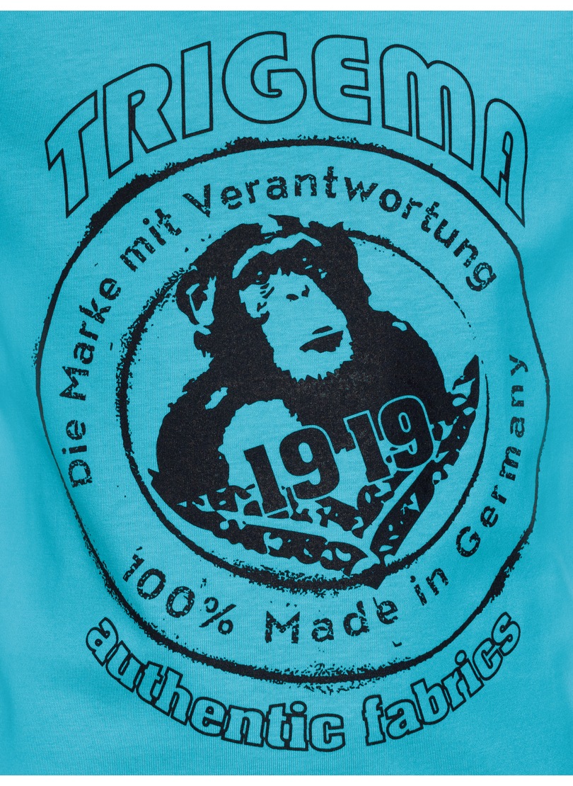 Trigema T-Shirt »TRIGEMA T-Shirt mit großem Printmotiv "TRIGEMA 1919"«, (1 tlg.)