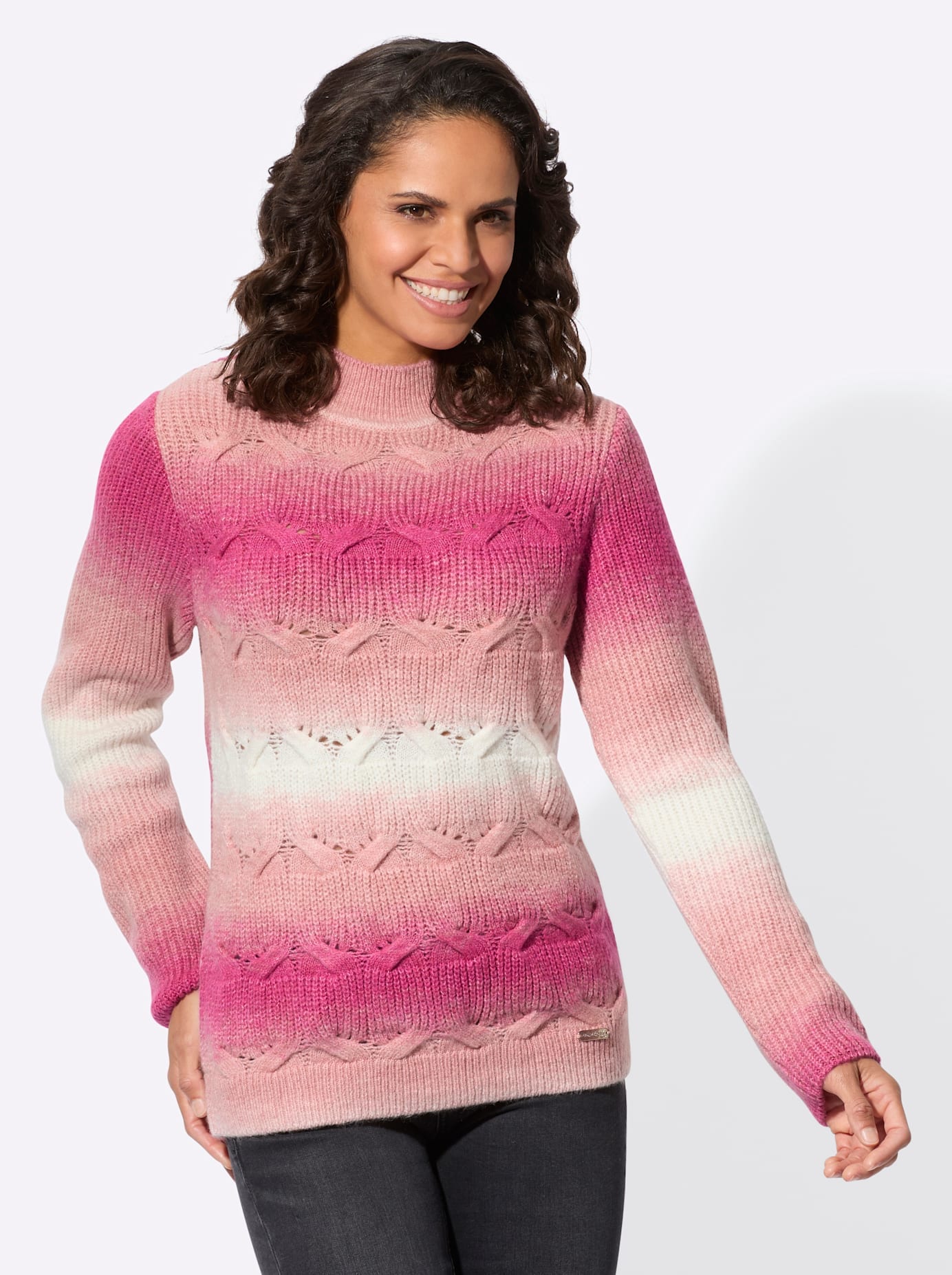 Casual Looks Stehkragenpullover »Pullover«