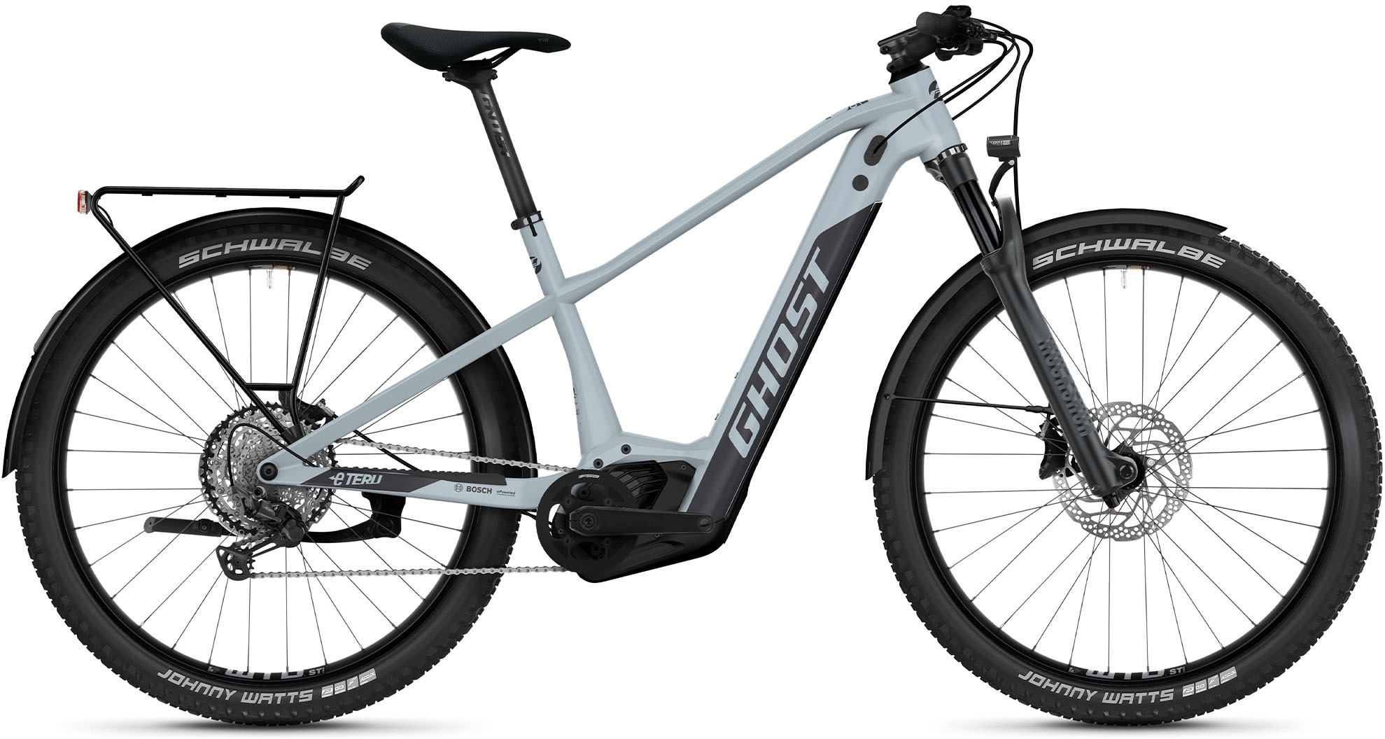 Ghost E-Bike "E-Teru B Pro EQ", 12 Gang, Shimano, XT RD-M8100, Mittelmotor 250 W, Pedelec, Elektrofahrrad für Damen u. H