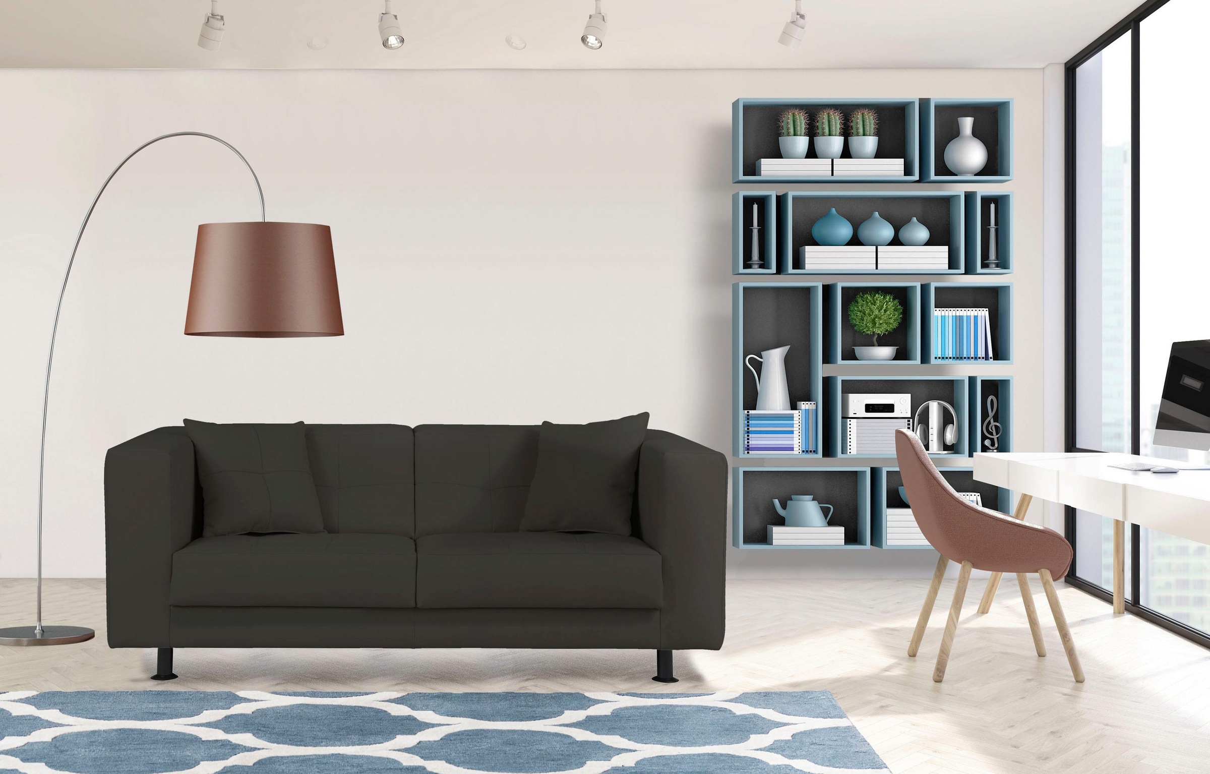 Home affaire 2-Sitzer "Bengo" mit Steppung im Sitz- und Rückenbereich, incl günstig online kaufen