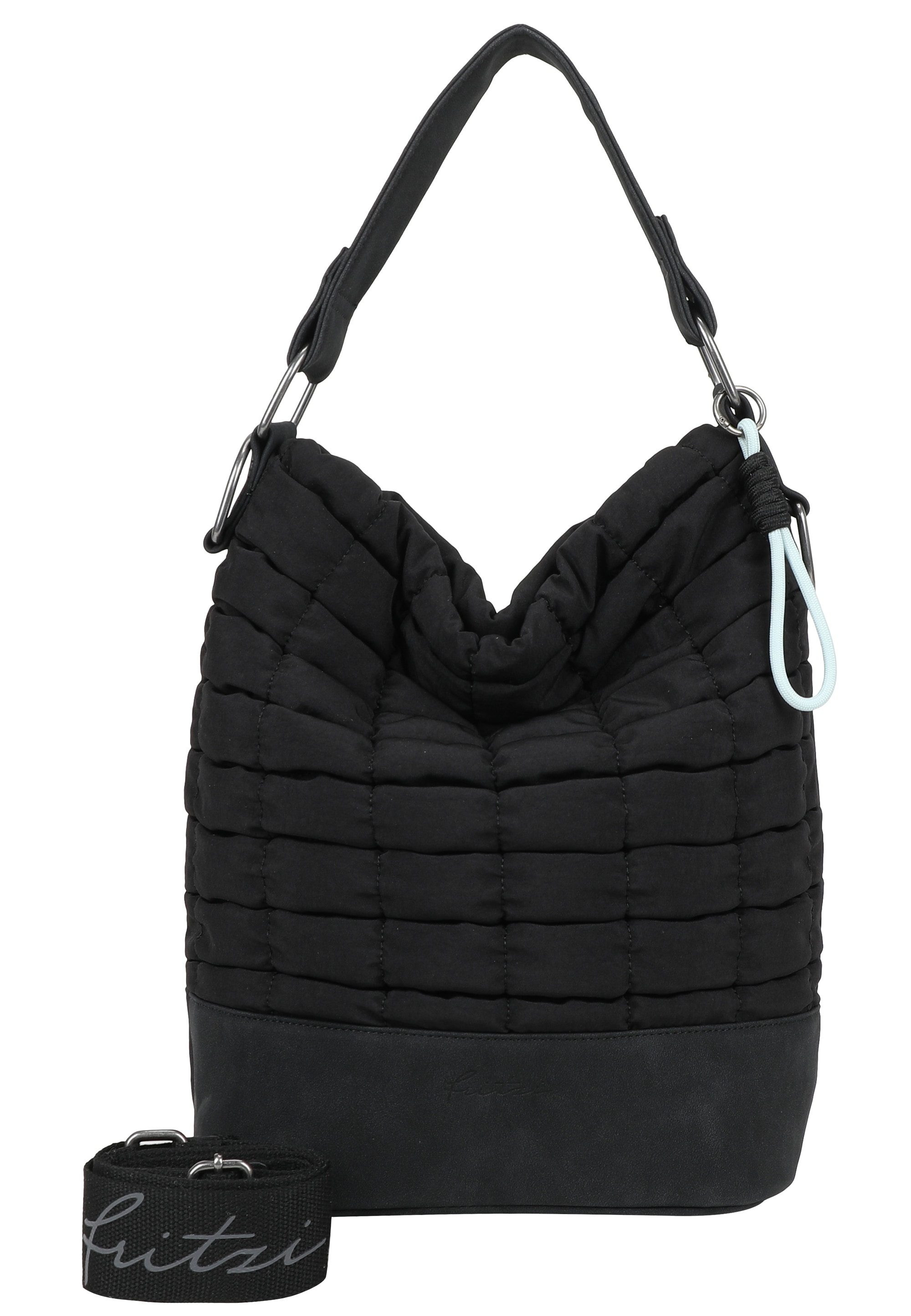 Fritzi aus Preußen Henkeltasche "Olga Limited Black Bubble", aus mattem 3D- günstig online kaufen