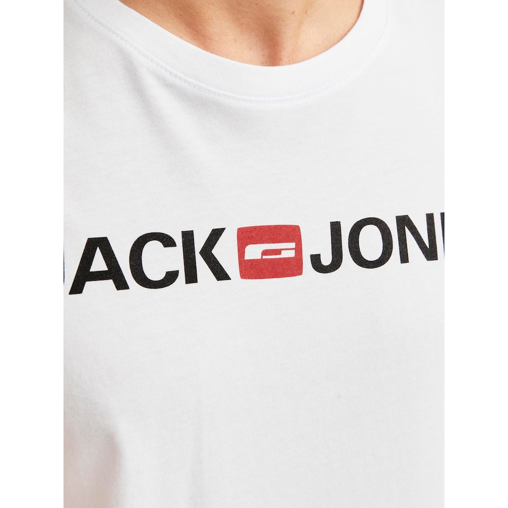 Jack & Jones T-Shirt »CORP LOGO TEE«, (Packung, 3 tlg., 3er-Pack)