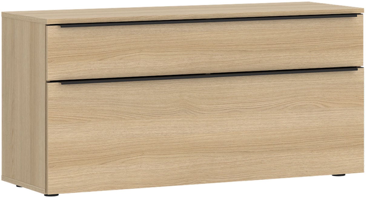 TOM TAILOR HOME Lowboard "COLOR PUZZLE 3 – 1 Klappe 1 Schublade mit farbigem Griff und Füßen"