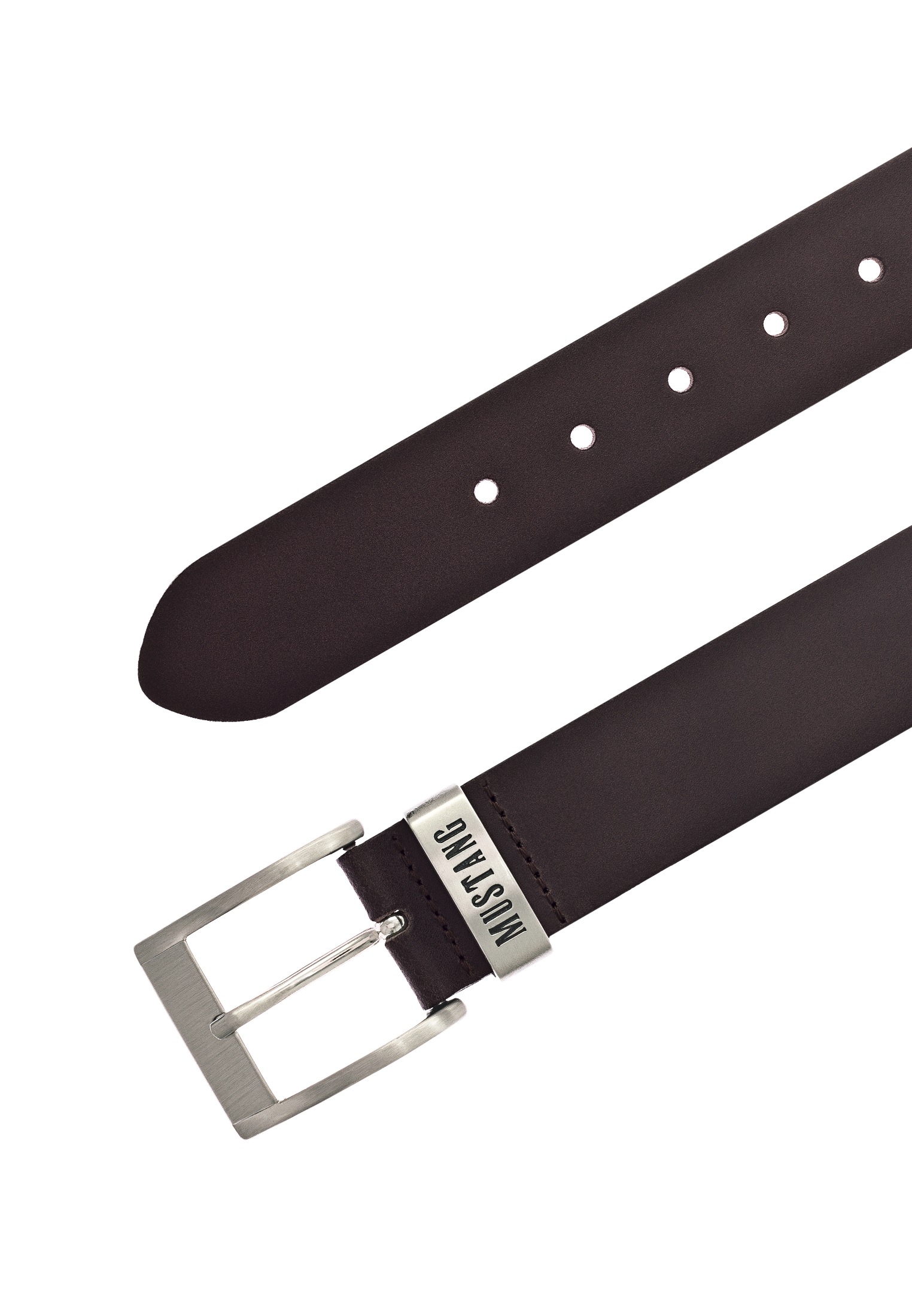 Thumbnail - MUSTANG Ledergürtel Feine Haarnarbung, Vintagecharakter, 4 cm