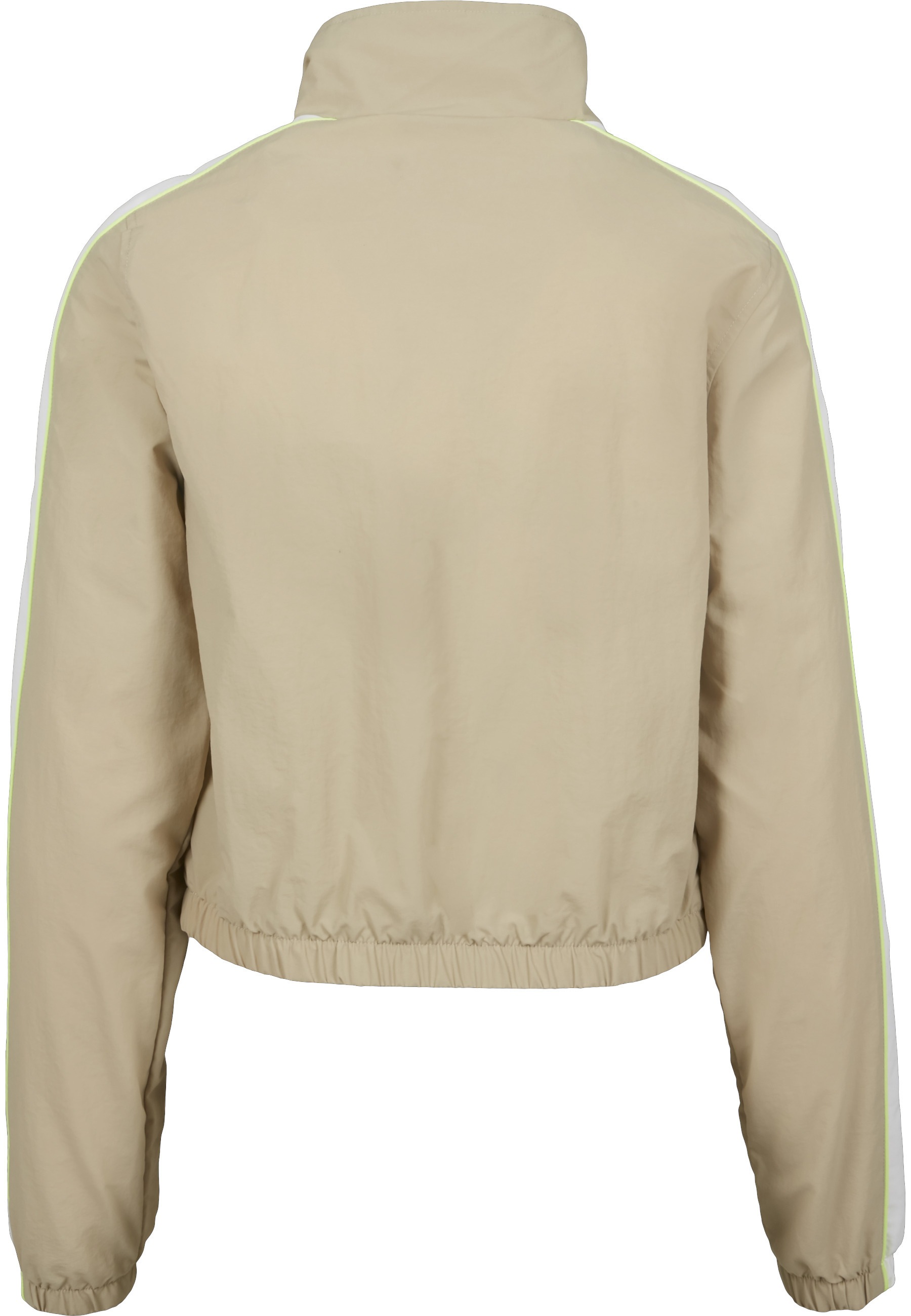 URBAN CLASSICS Allwetterjacke »Urban Classics Damen Ladies Short Piped Track Jacket« 1 Stk. tlg. ohne Kapuze