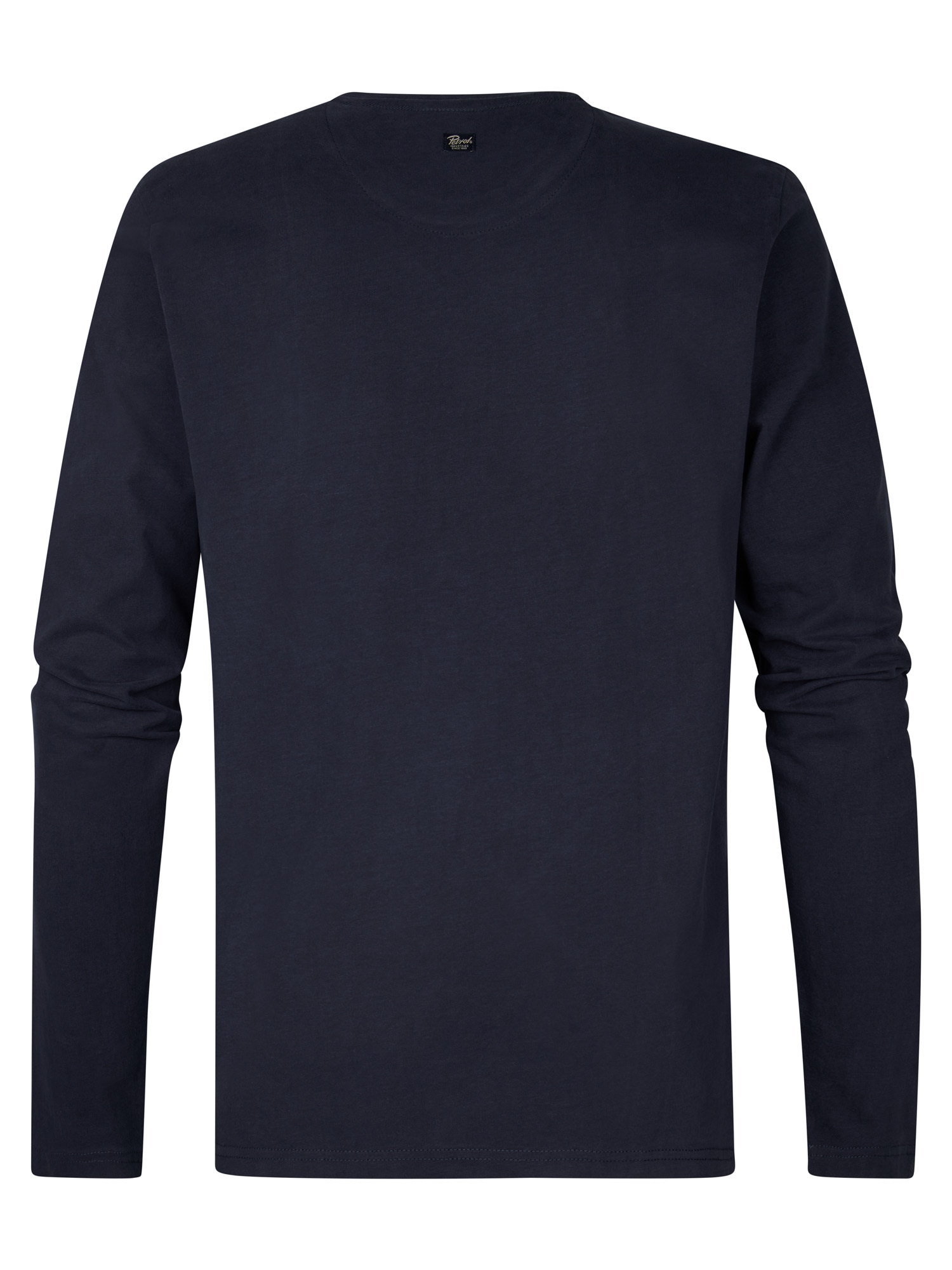 Petrol Industries Langarmshirt 2 2er Pack - unifarben - mit Logostickerei
