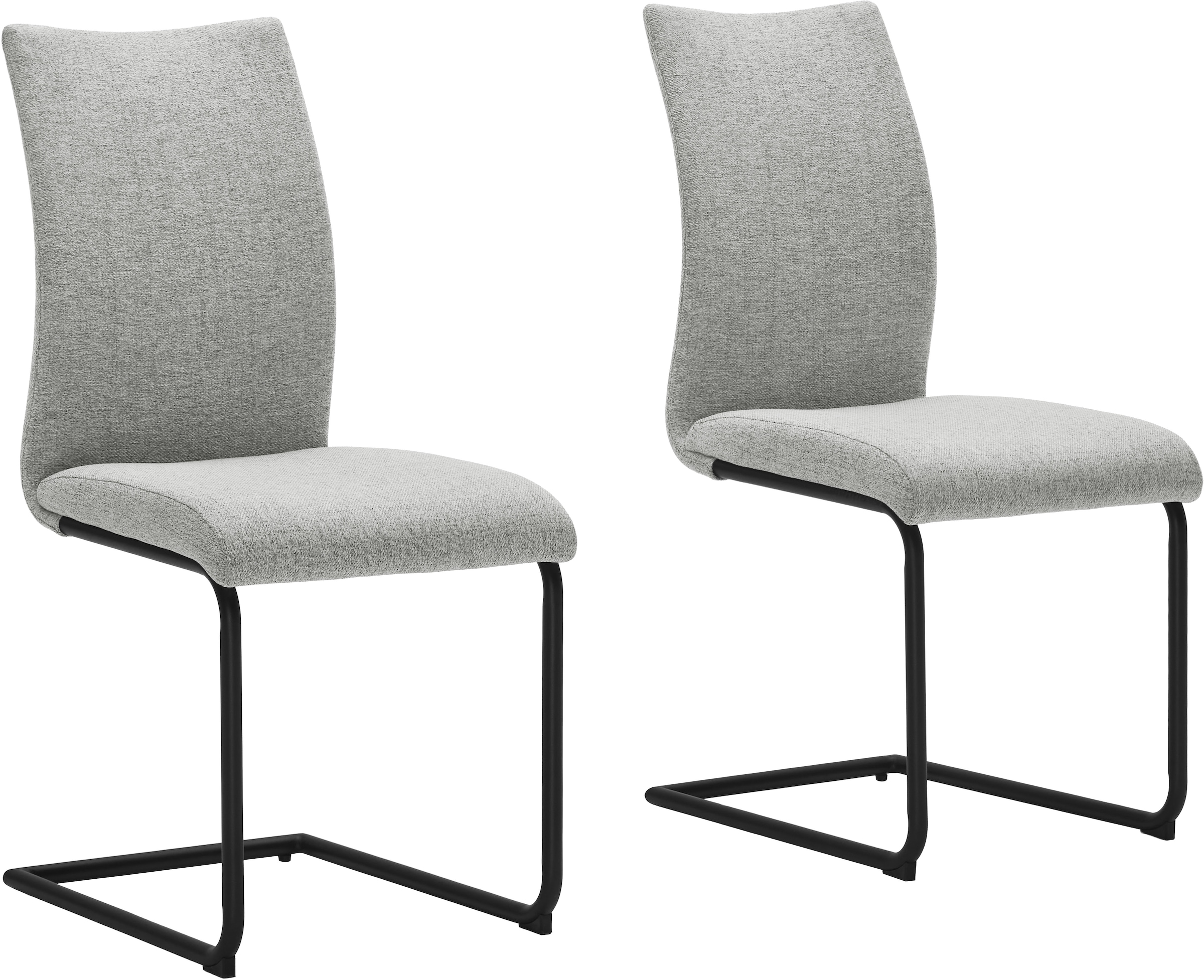 OTTO home Freischwinger "Tayler" (Set) 2 Stk. Struktur (100% Polyester) Str günstig online kaufen