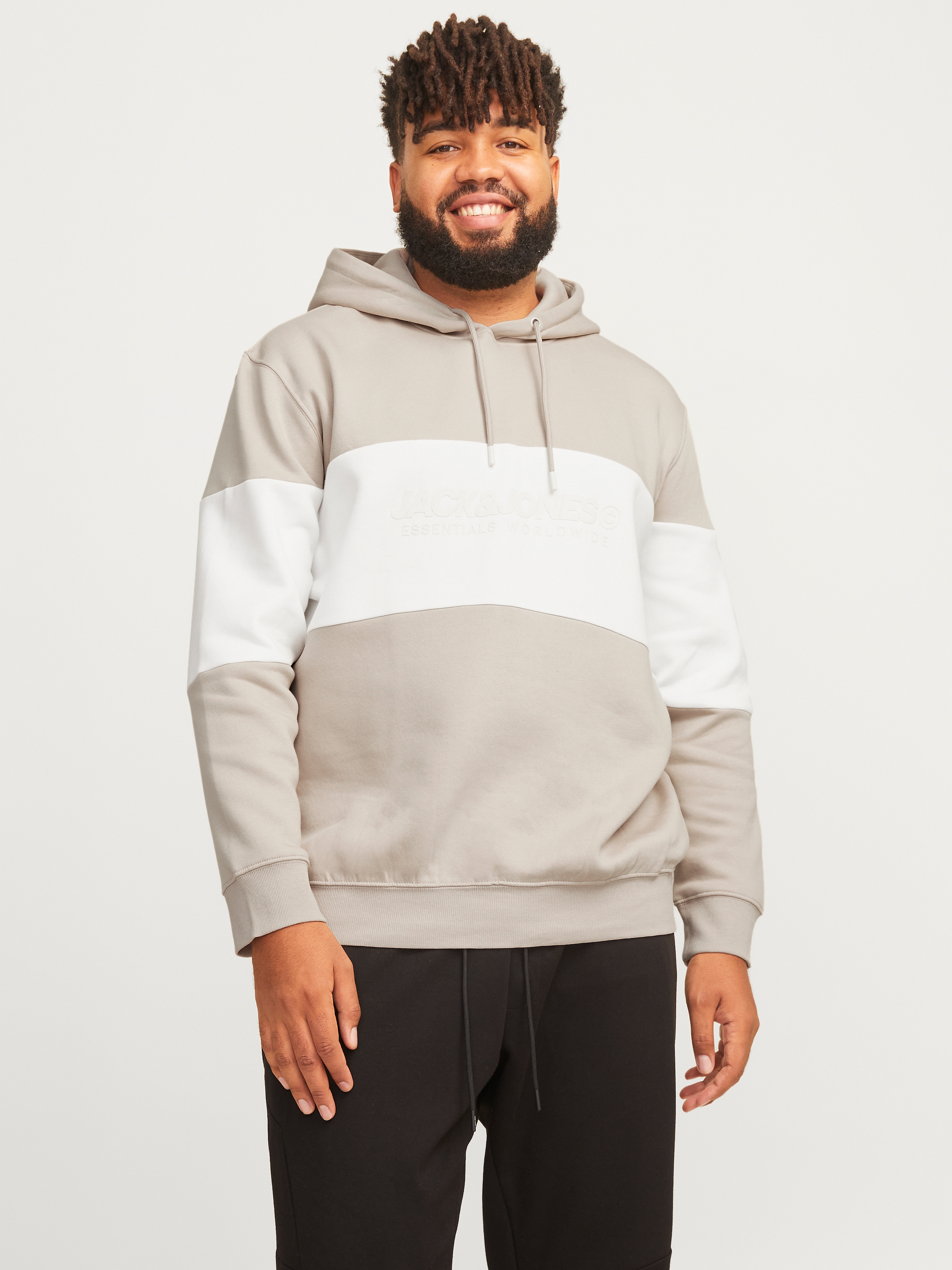 Jack & Jones PlusSize Kapuzensweatshirt "JJELEGACY BLOCKING SWEAT HOOD NOOS PLS"