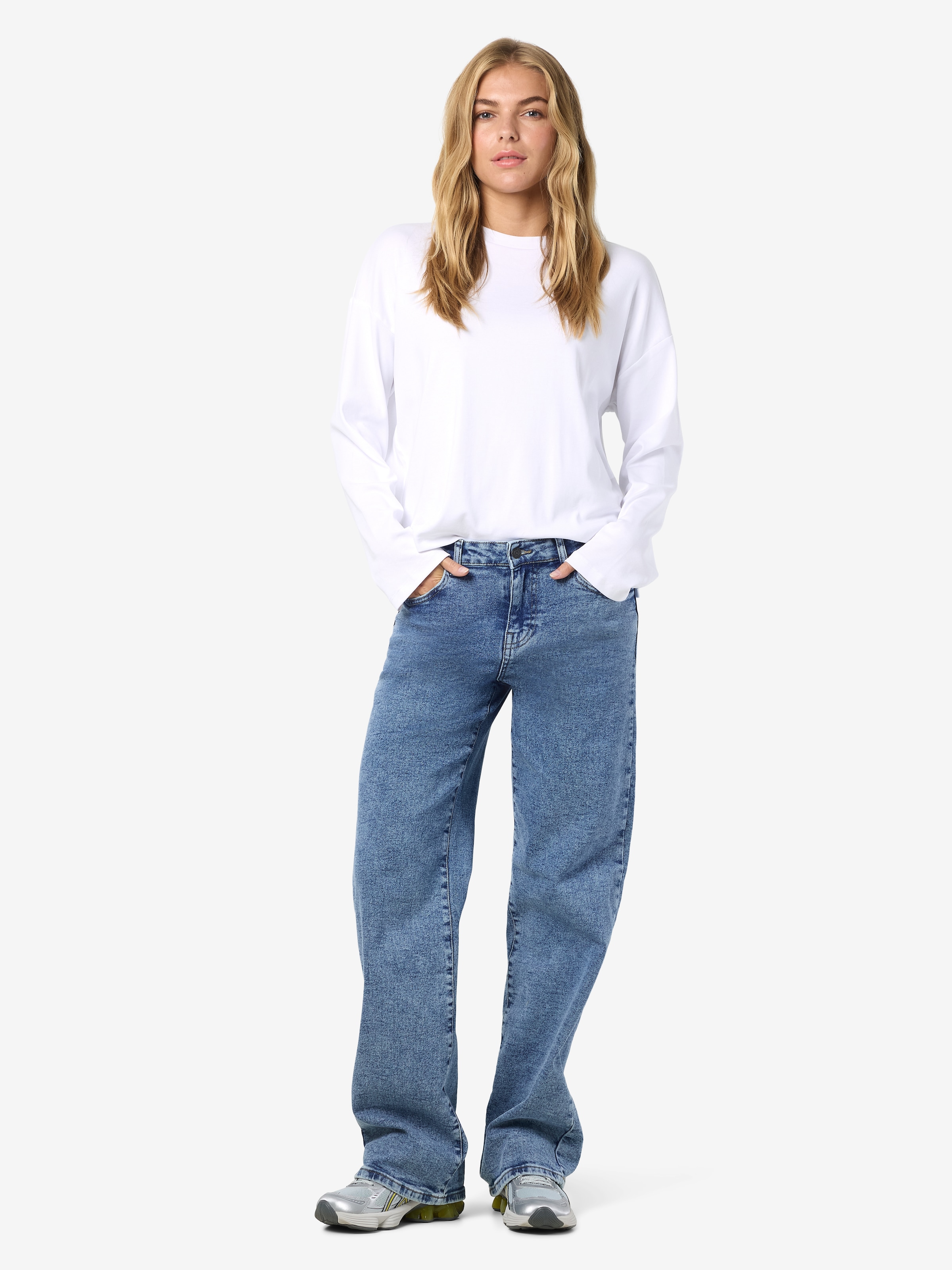 Noisy may Weite Jeans »NMYOLANDA NW WIDE JEANS AZ358MB FWD NOOS«