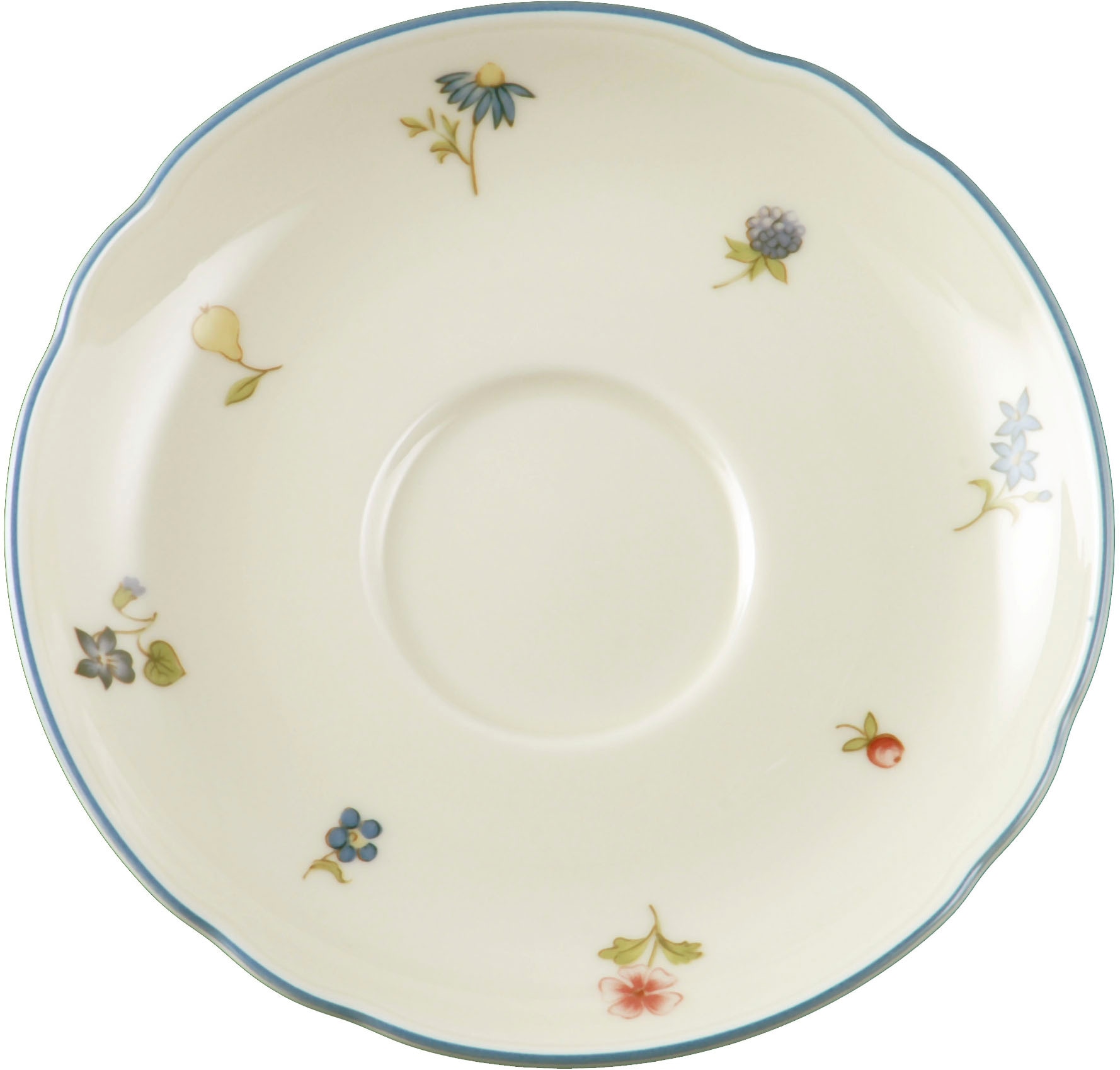 Seltmann Weiden Kombiservice »Geschirr-Set, Service Marie-Luise Streublume«, (Set, 30 tlg.), Teller, Tasse, Untertasse, Made in Germany, 30 Teile, für 6 Personen