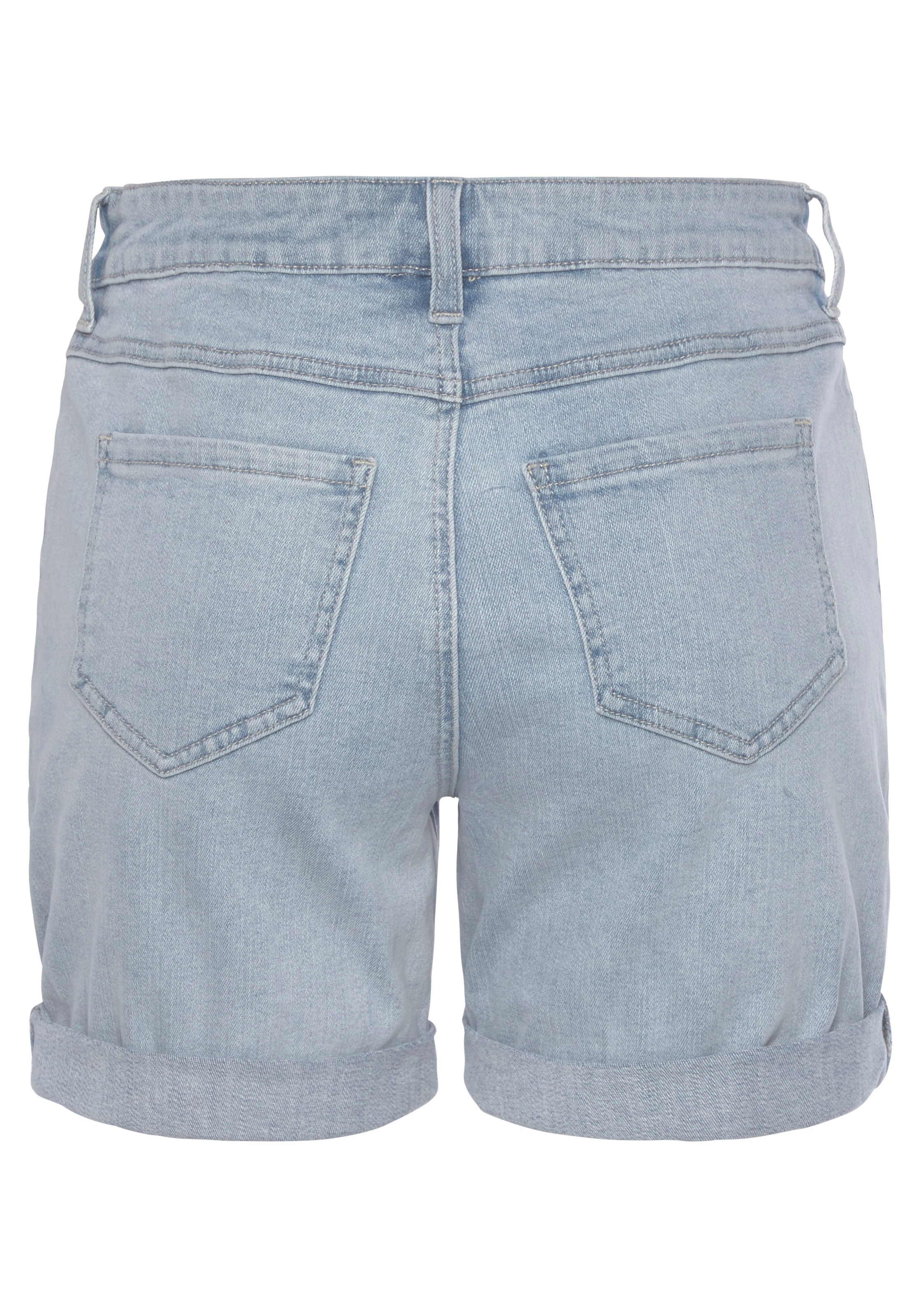 Vivance Women Denim Shorts Light Blue Size 44 3