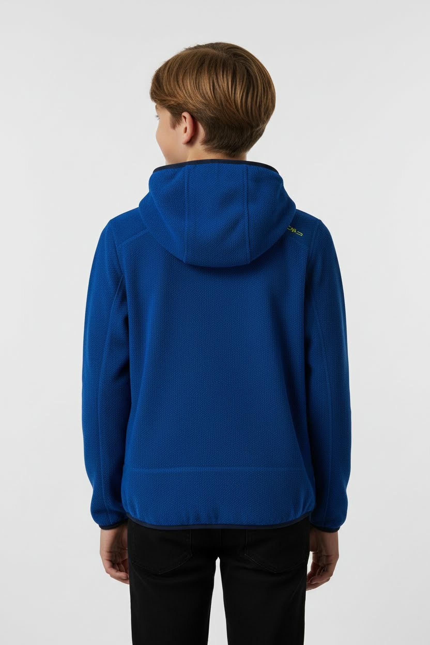 CMP Strickfleecejacke »KID JACKET FIX HOOD« 1 Stk. tlg. mit Kapuze sportlicher Stil, wärmendes und atmungsaktives Material