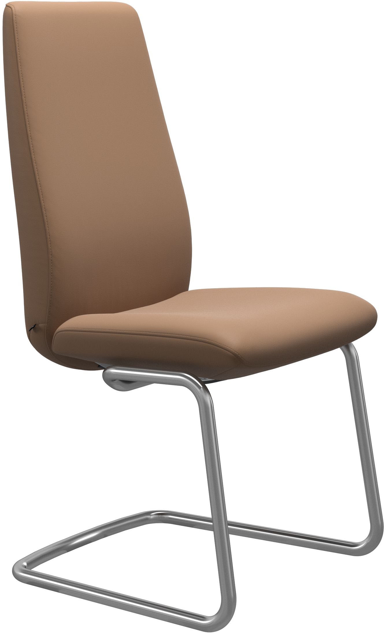 Stressless Polsterstuhl "Laurel", Leder BATICK, High Back, Größe L, mit Beinen aus Stahl in Chrom glänzend