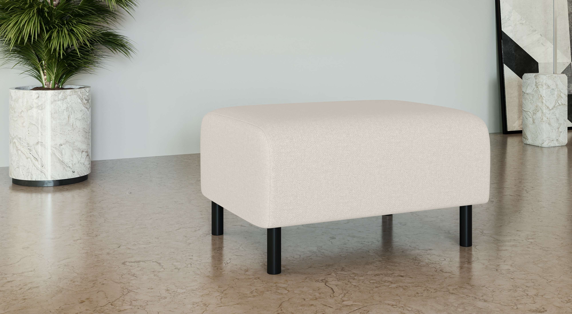 Home affaire Polsterhocker "Glandine"