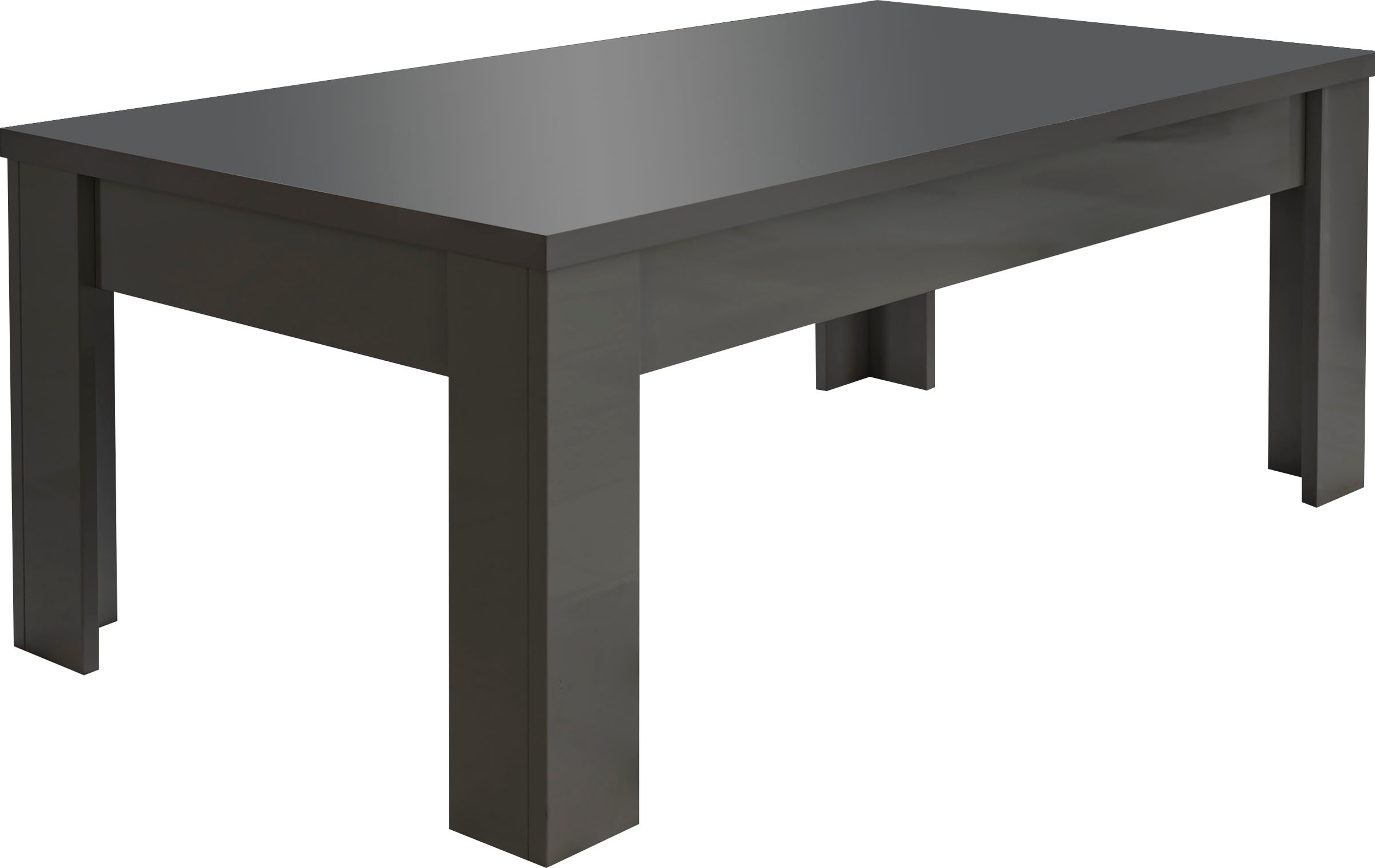 Home affaire Couchtisch "Dama 122 x 65 cm, Wohnzimmertisch mit Winkelfuß" S günstig online kaufen