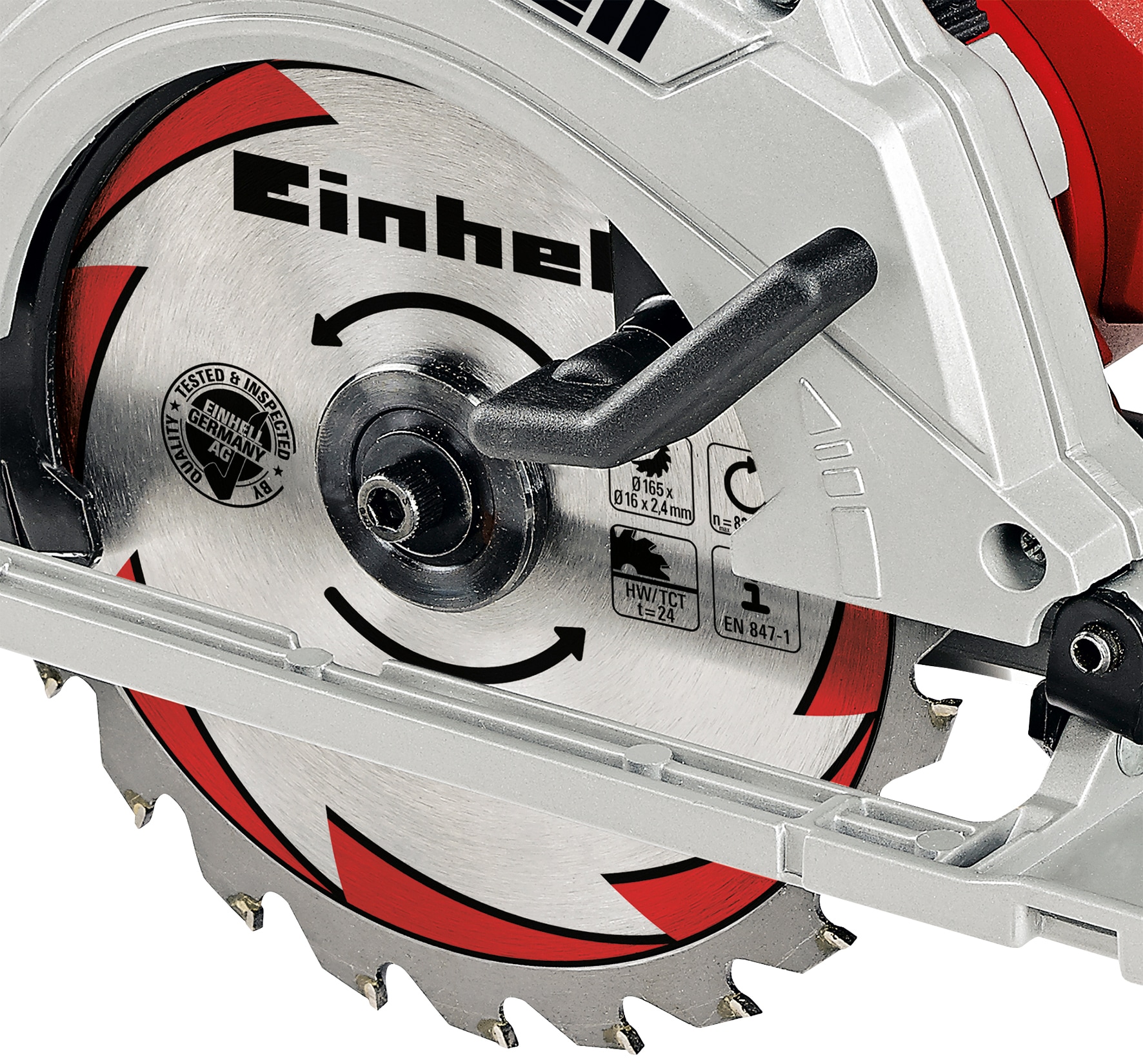 Einhell Handkreissäge »TE-CS 165«, 165 mm, 1200 W, 5500 U/min, mit Sägeschuh