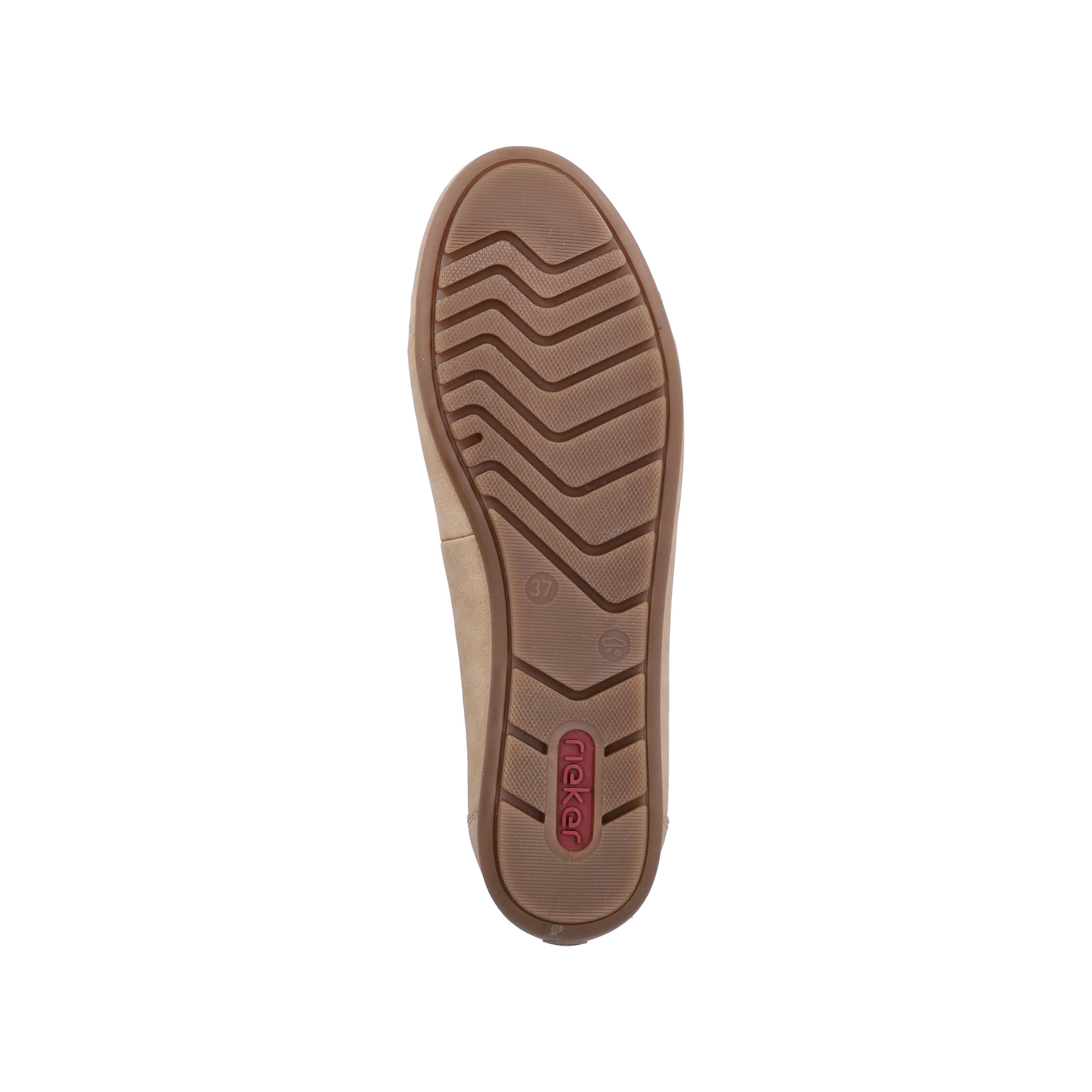 Rieker Herren Bootsschuh Mokassin Beige 37 6