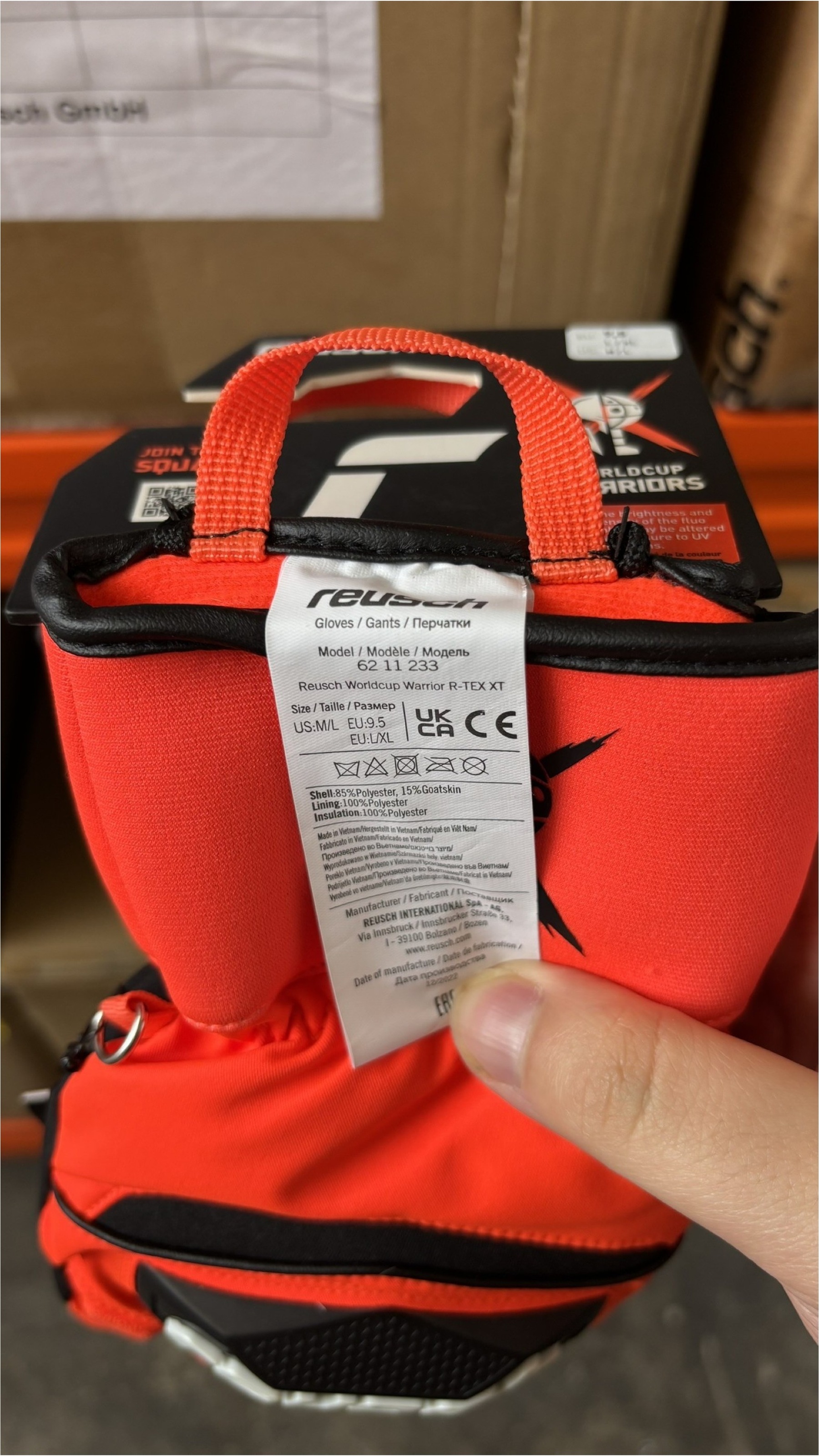 Reusch Skihandschuhe »Worldcup Warrior R-TEX® XT« aus robustem Leder