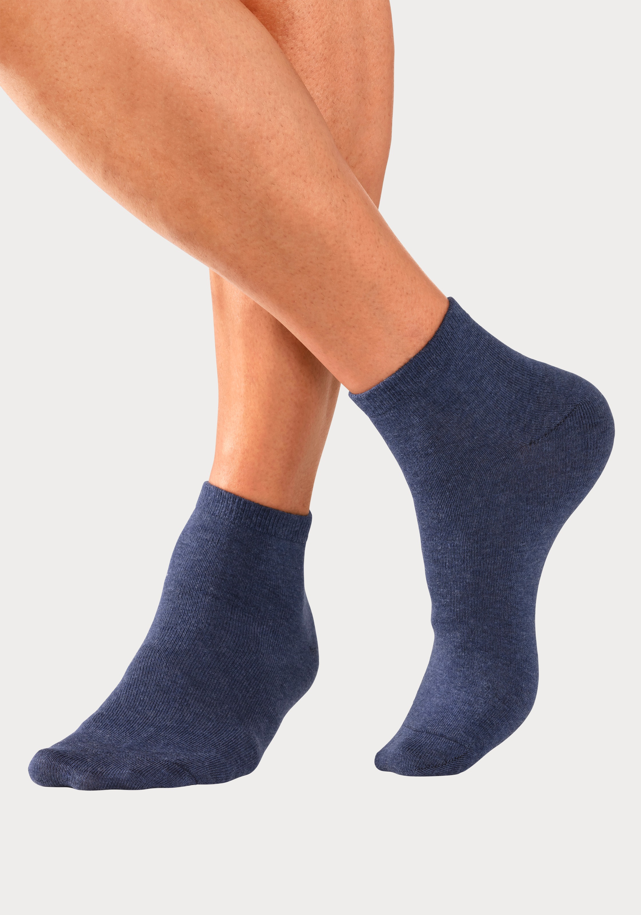 Thumbnail - Bench. Kurzsocken Packung, 6 Stk. tlg. mit eingestricktem Markenlogo im Bündchen