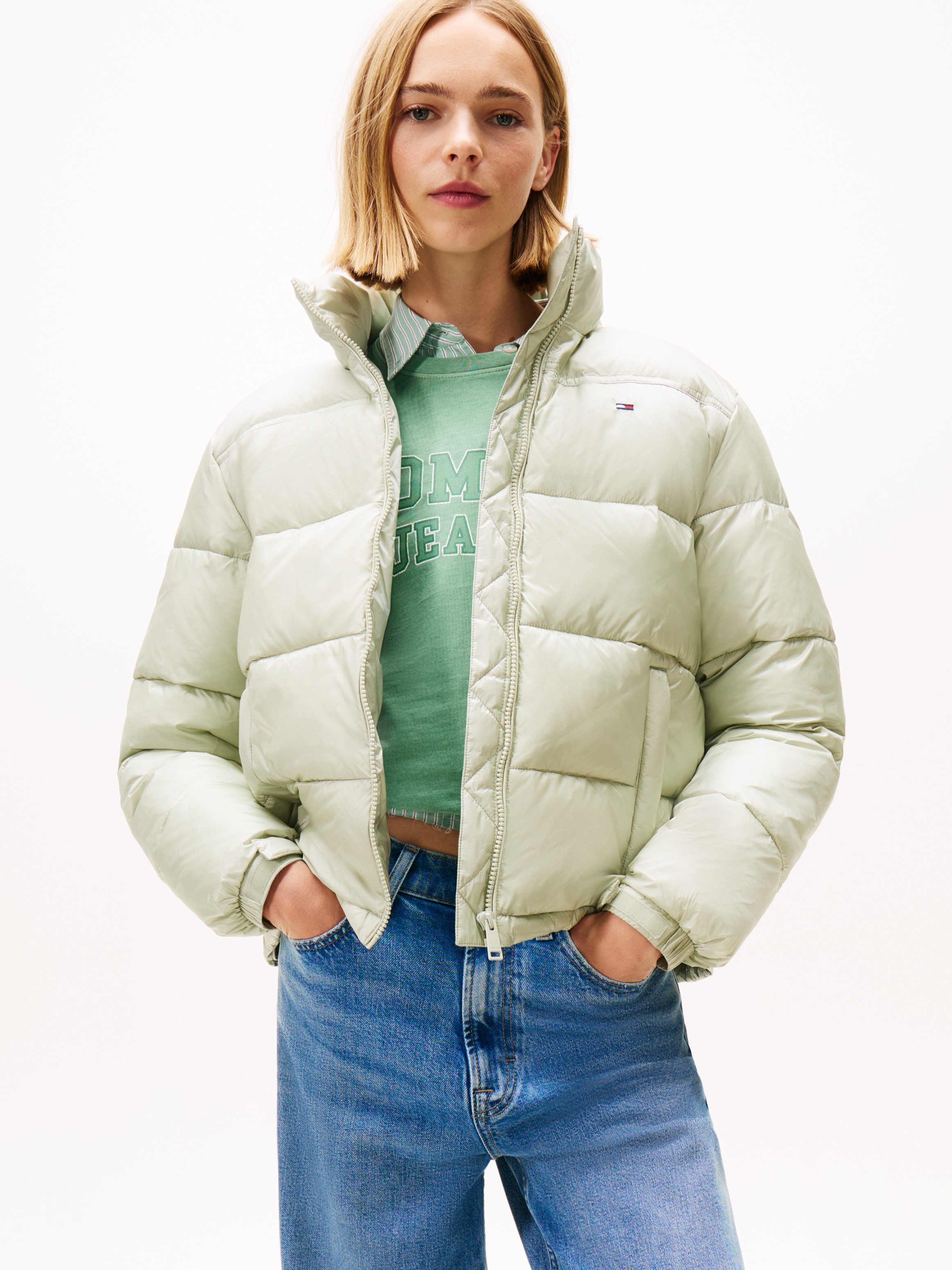 Tommy Jeans Steppjacke "TJW PCKBL HOOD ESS PUFFER EXT" günstig online kaufen