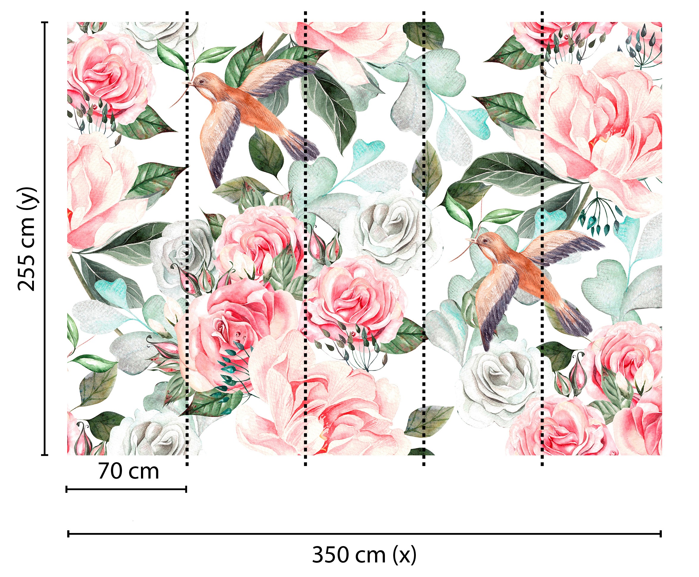 living walls Fototapete »Designwalls Paradise 1« glatt Vlies, Wand, Schräge, Decke