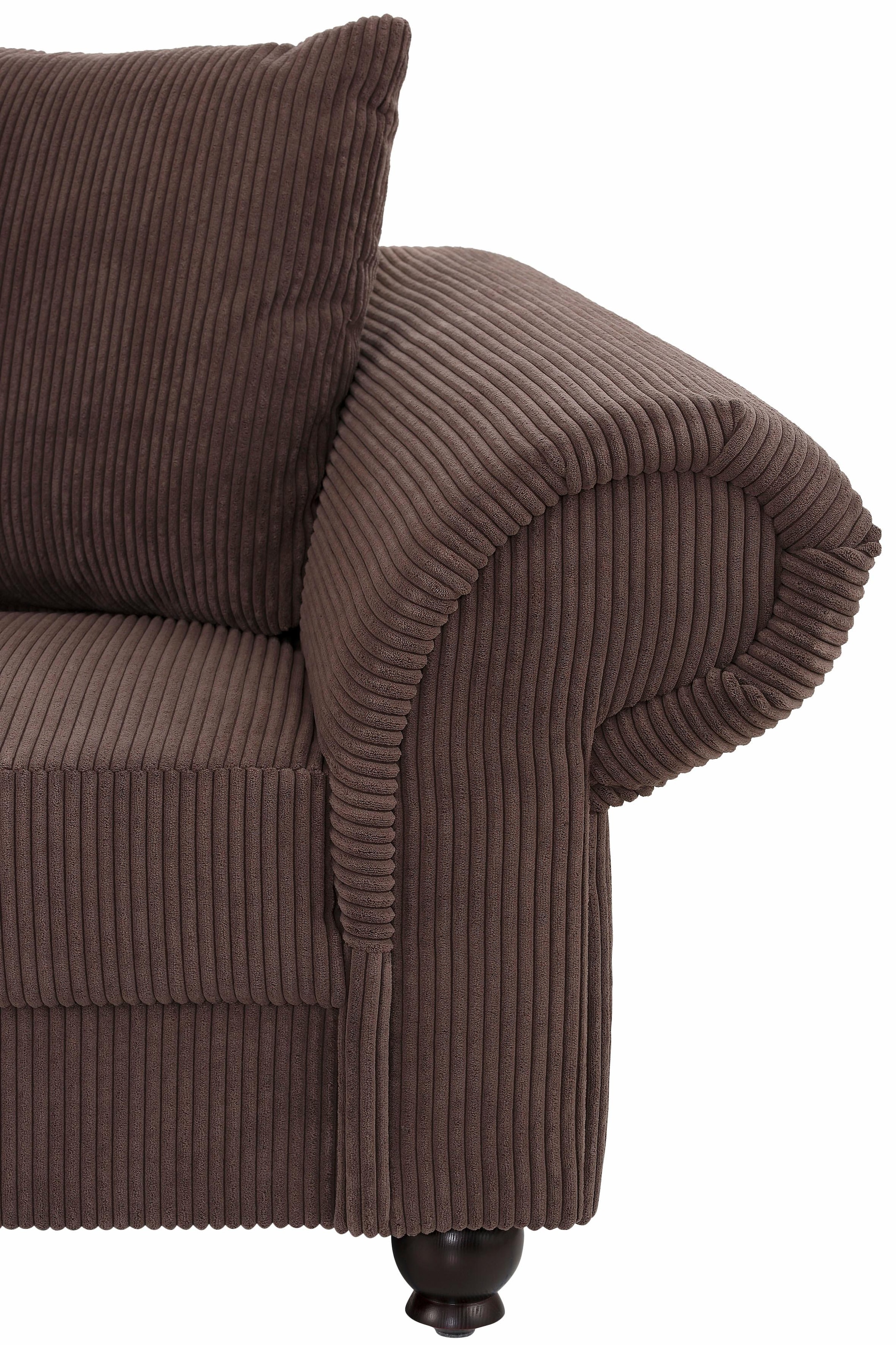 Home affaire Big-Sofa »King Henry«, in legerer Polsterung und vielen losen Kissen