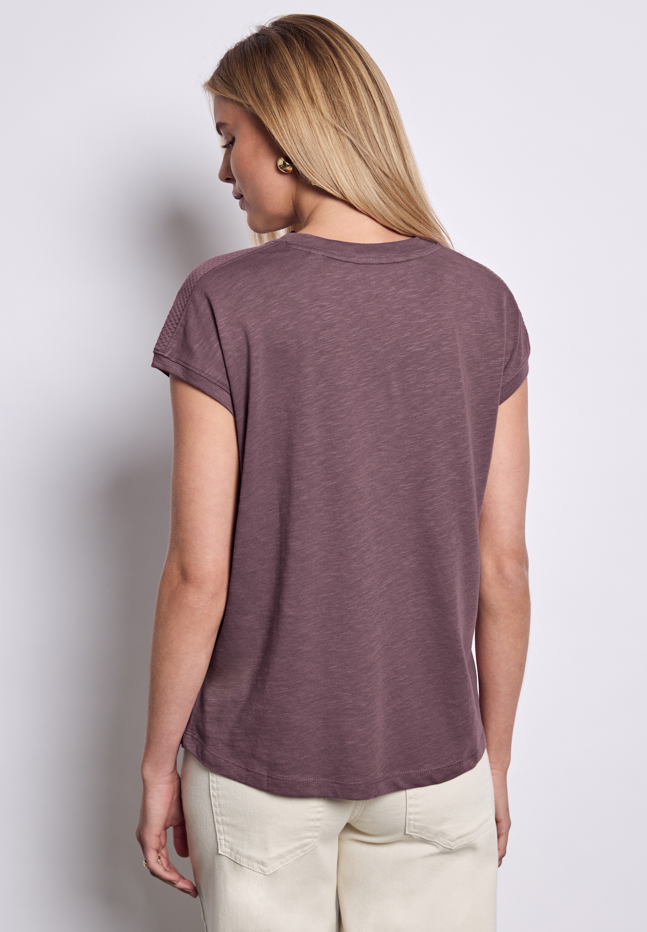 STREET ONE STUDIO T-Shirt, im soften Baumwoll-Mix günstig online kaufen