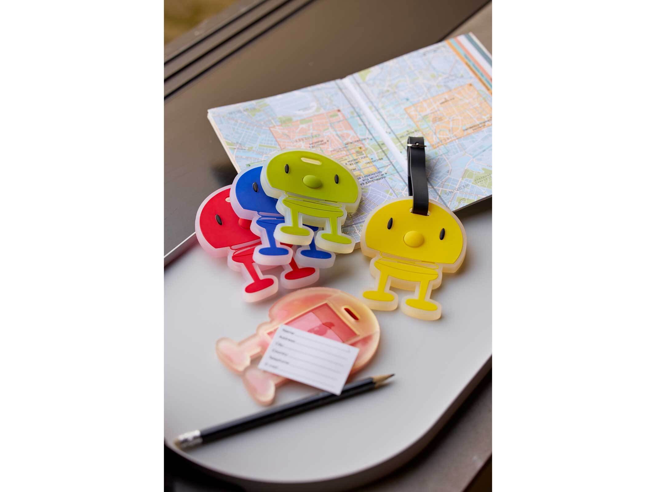 HOPTIMIST Taschenanhänger »Taschenanhänger Bag tag 10,5 x 8 cm grün«