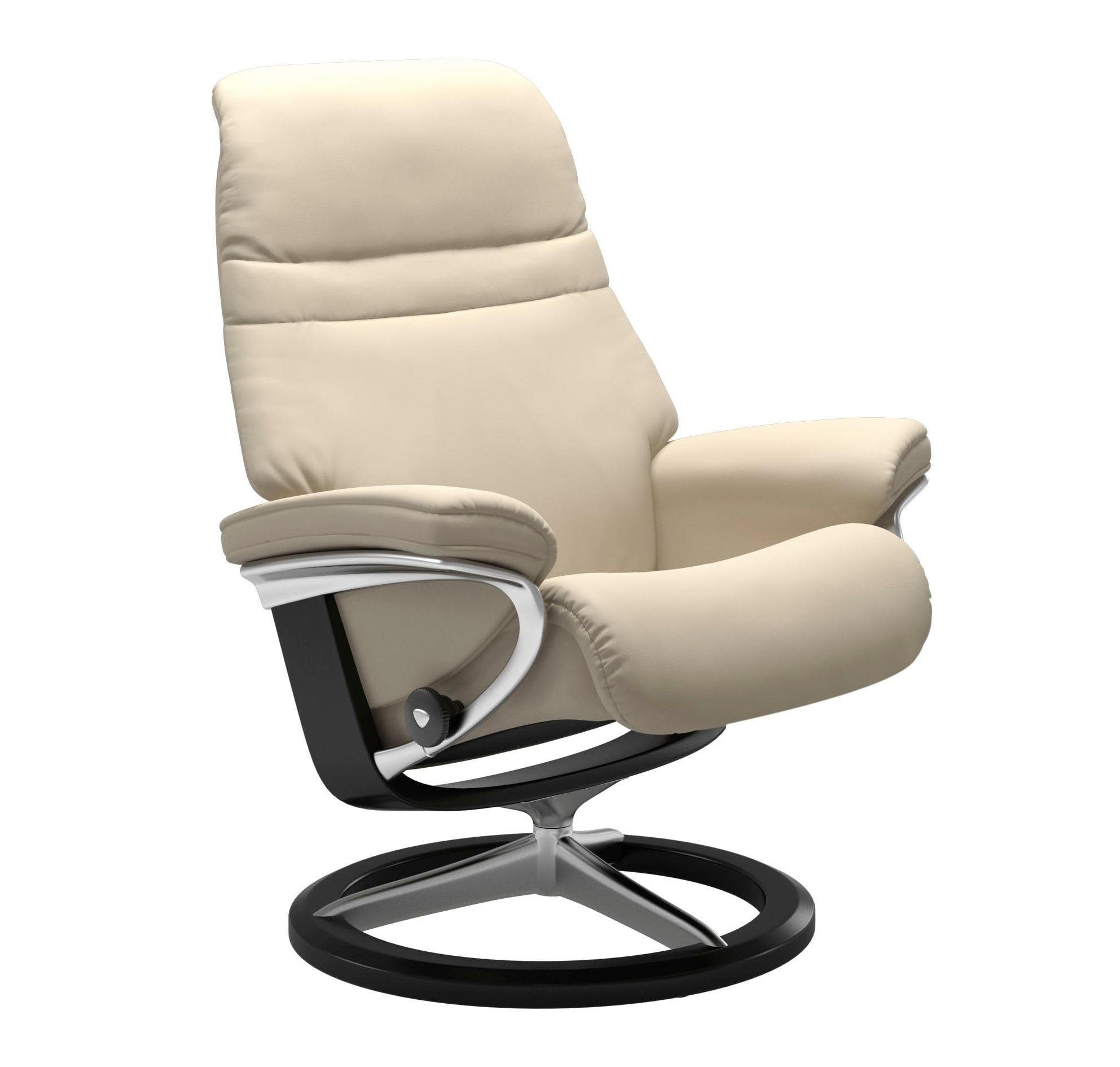 Stressless Relaxsessel "Sunrise" mit Signature Base, Größe L, Gestell Schwarz, in 2 Bezugsqualitäten lieferbar