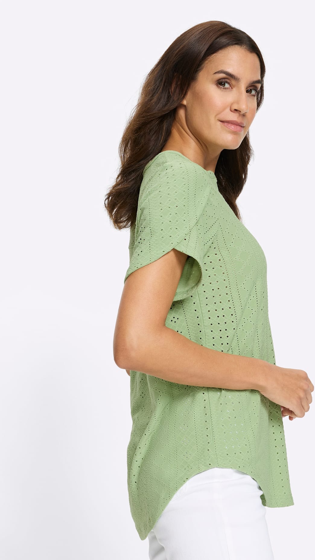 Women's Short Sleeve Shirt Eucalyptus 52 5