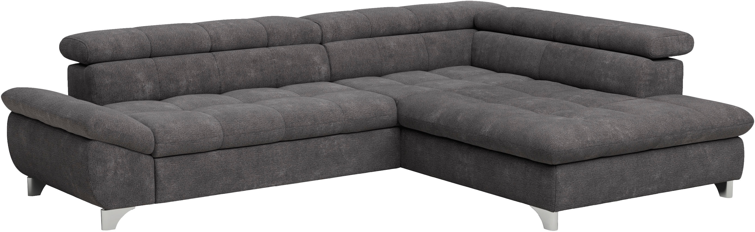 COTTA Ecksofa »Gemini L-Form«, mit Kopfteilverstellung, wahlweise mit Bettfunktion