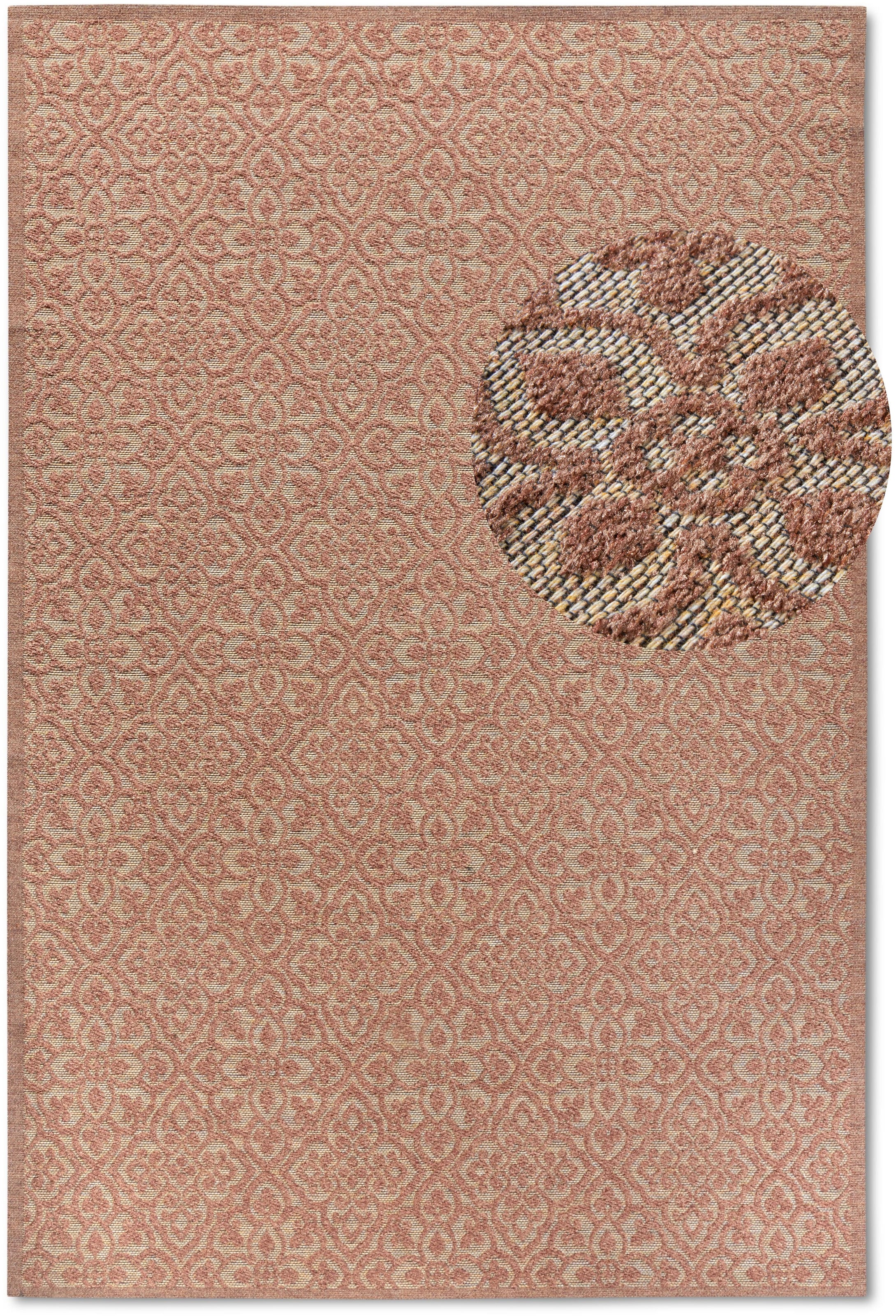 Villeroy & Boch Outdoorteppich »Julie«, rechteckig, 4 mm Höhe, In-& Outdoor, Flachgewebe, wetterfest, Terrasse, Balkon, modern, Trend