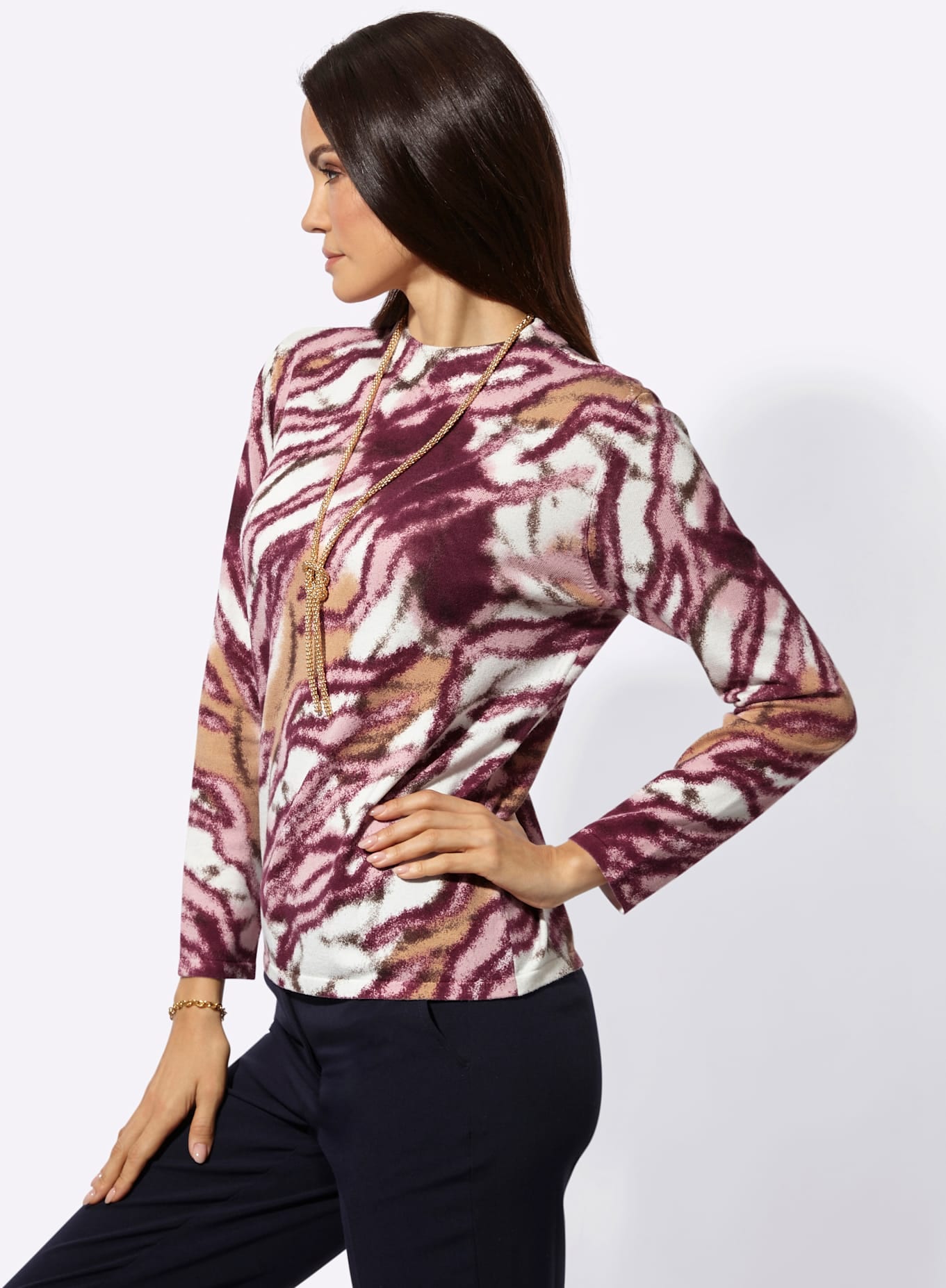 creation L Strickpullover »Lyocell-Mix-Pullover«