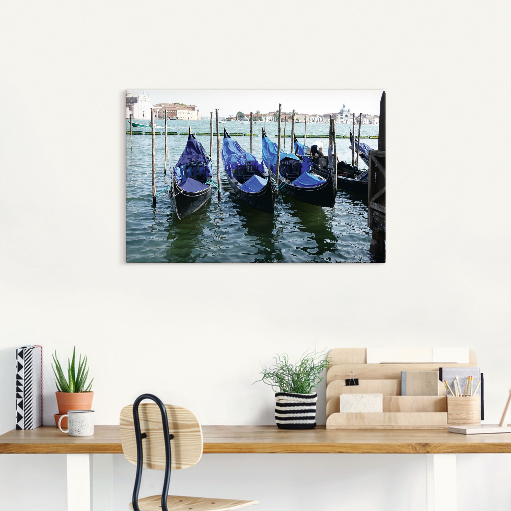 Artland Wandbild »Ein ruhiger Moment in Venedig«, Venedig, (1 St.), als  Alubild, Leinwandbild, Wandaufkleber oder Poster in versch. Größen kaufen |  BAUR