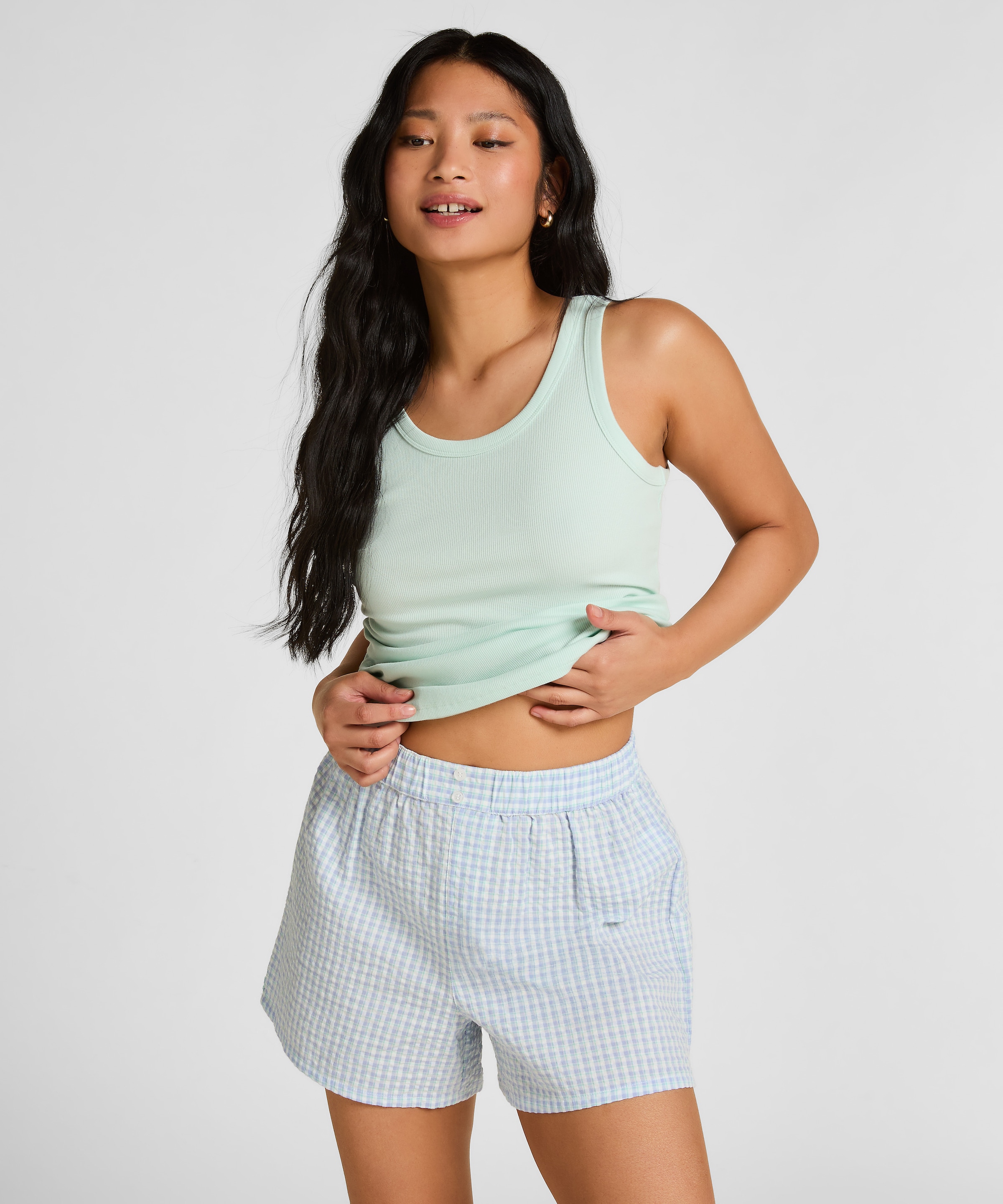 Hunkemöller Pyjama "Pyjama Short Seersucker"