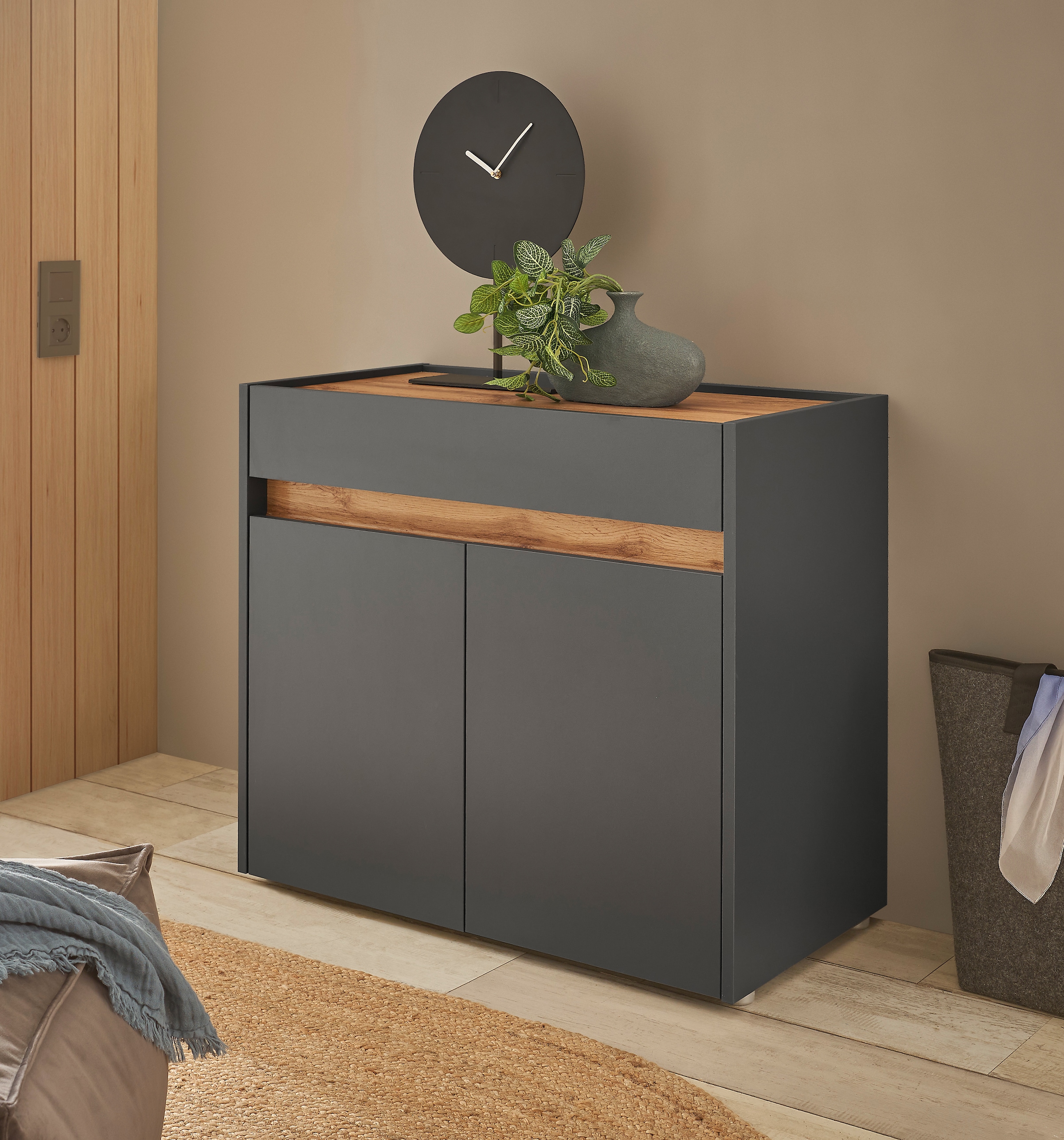 INOSIGN Kommode "GIRON/ CiTY, Schrank in Wotan Eiche, Sideboard im modernen günstig online kaufen